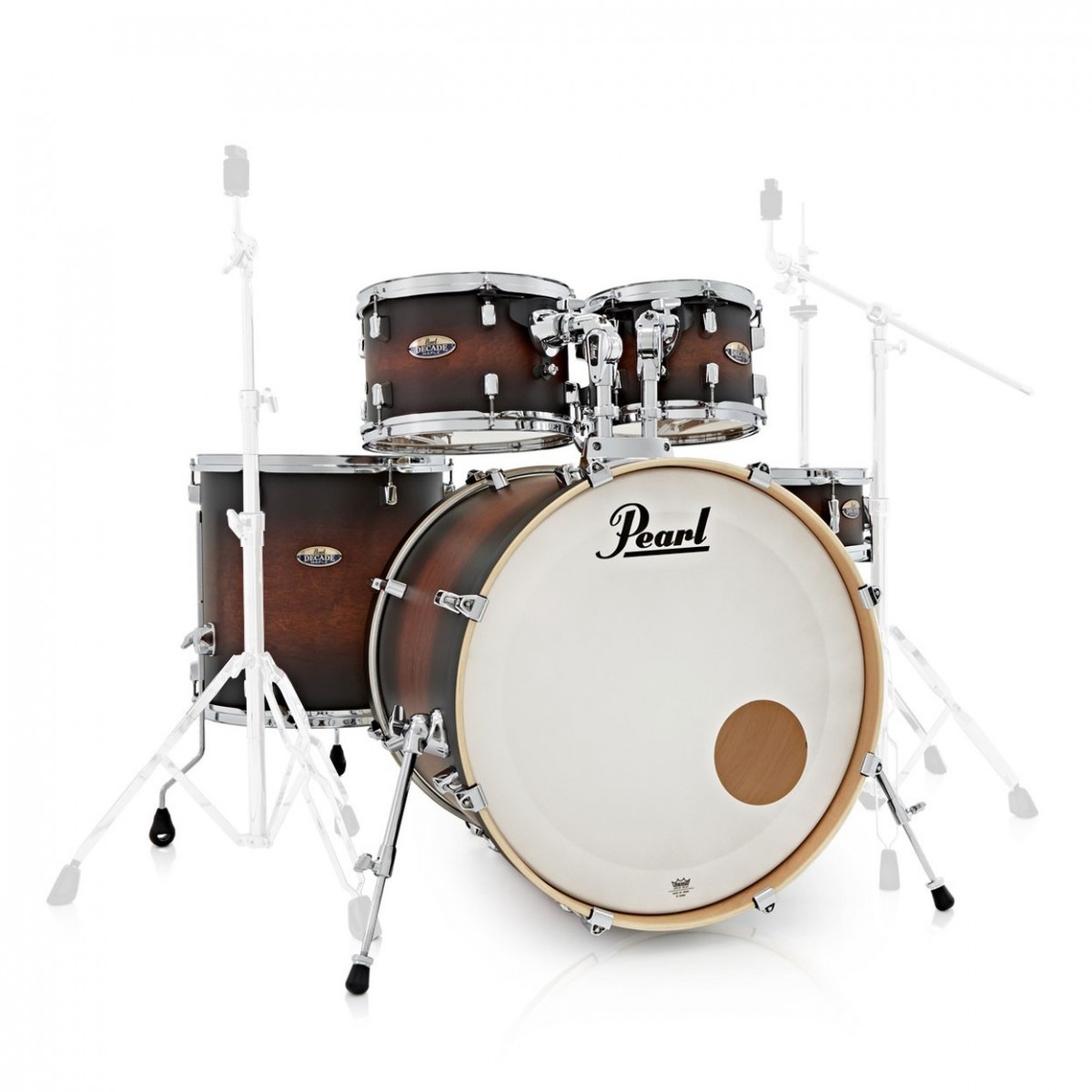 Pearl Decade Maple 22 Am Fusion Shell Pack Satin Brown Burst