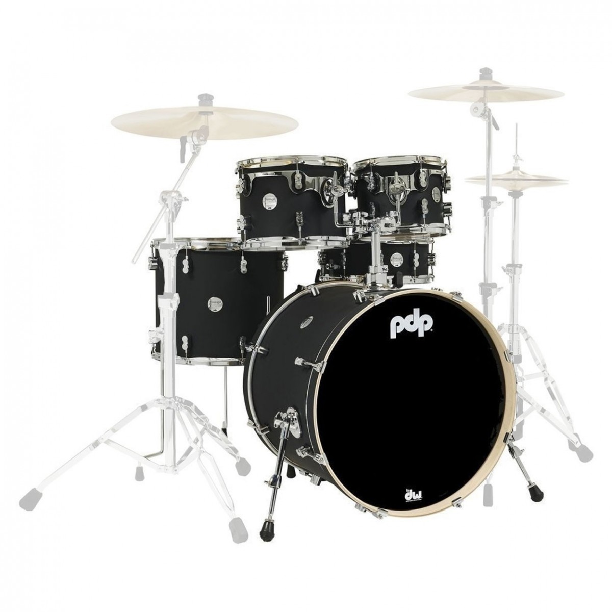 PDP Concept Maple 22" CM5 5pc Shell Pack Satin Black