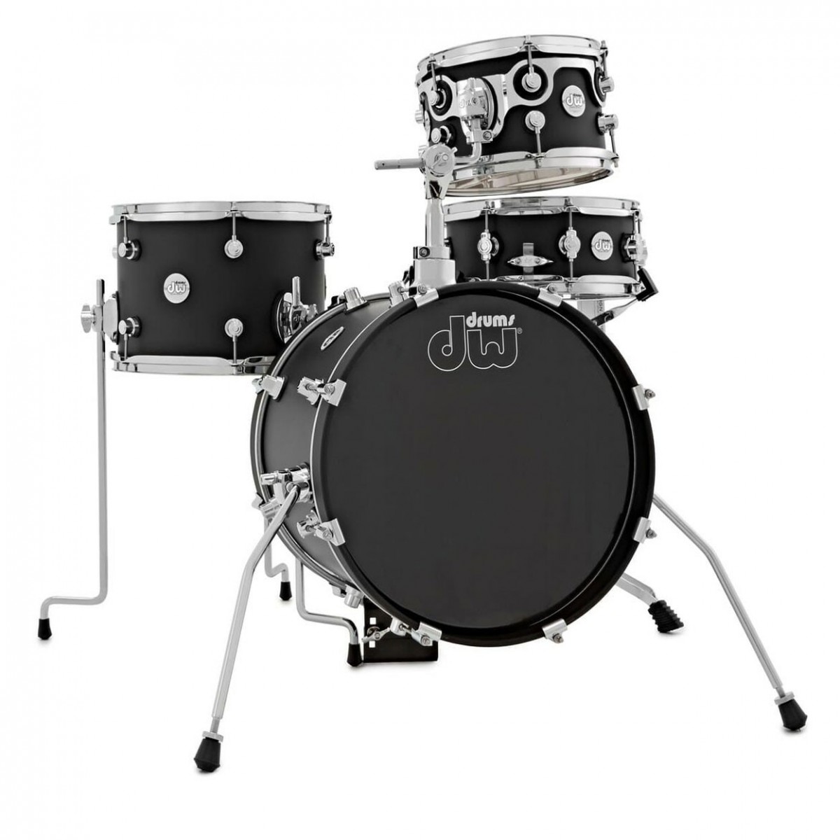 DW Design Series 4pc 18 Mini-Pro Shell Pack Black Satin