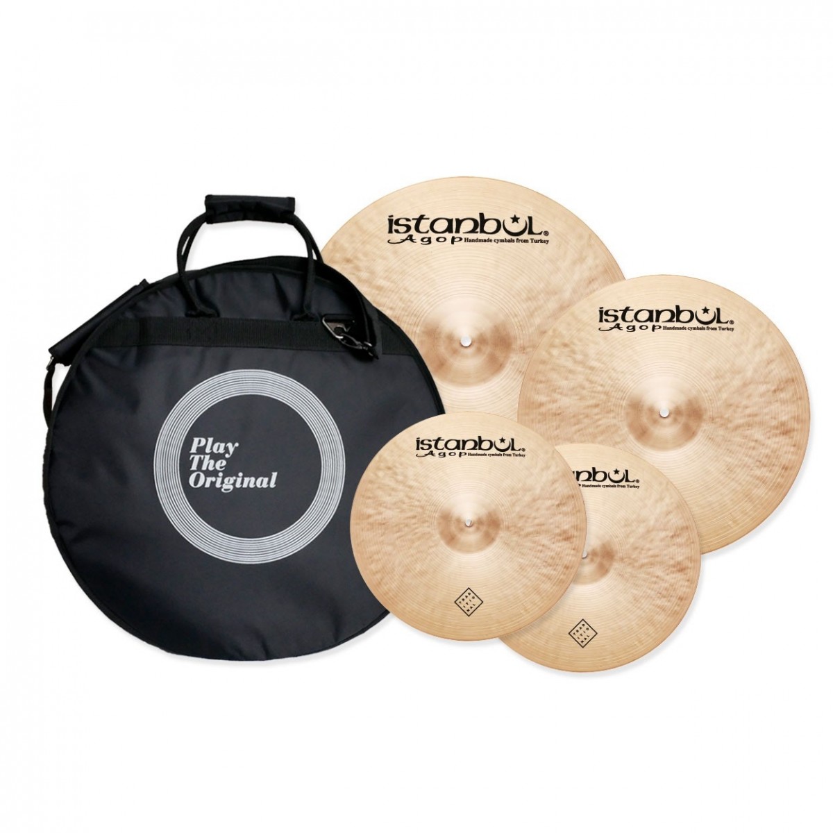 Istanbul Agop Traditional Cymbal Set With Bag