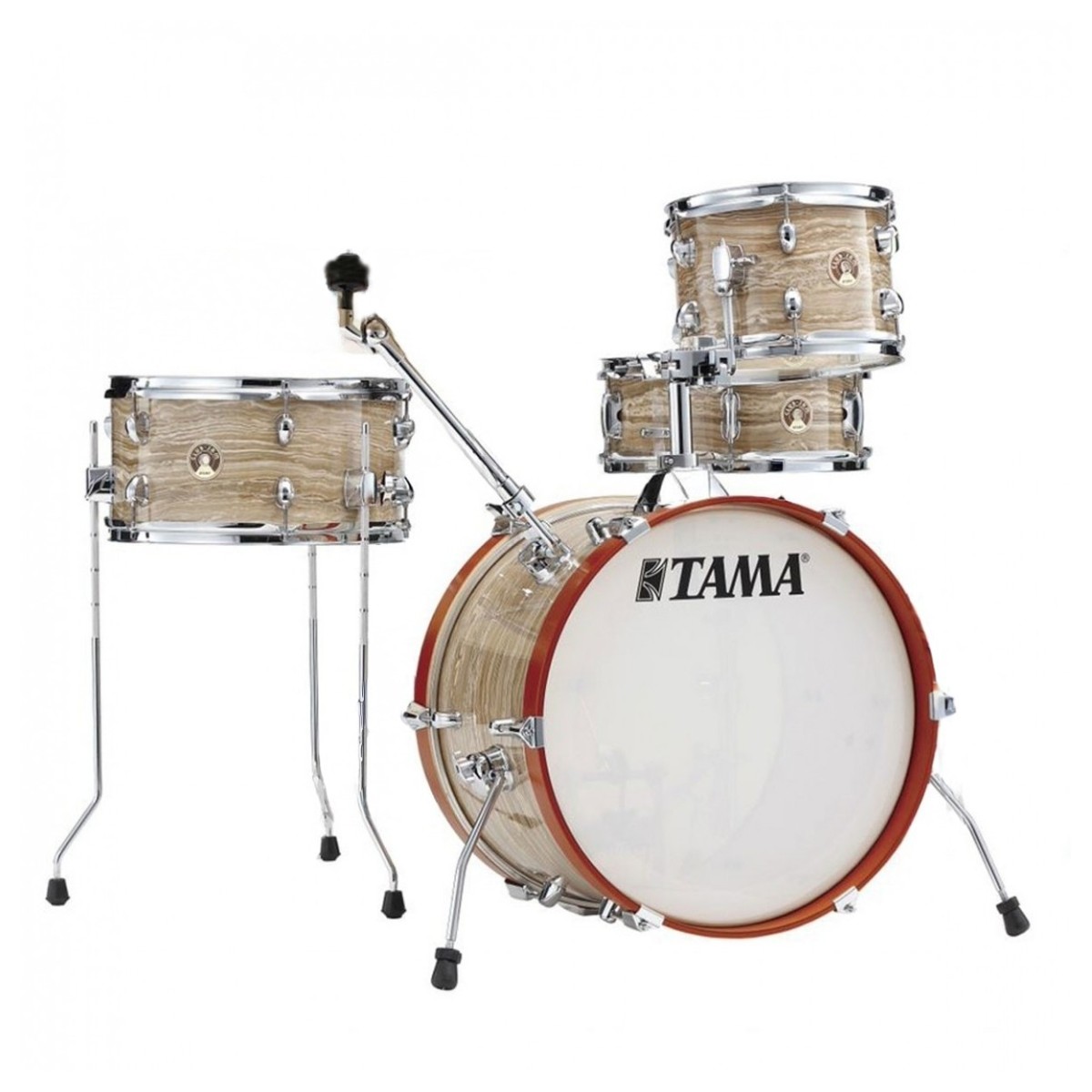 Tama Club-JAM Shell Pack w/ Cymbal Holder Cream Marble Wrap