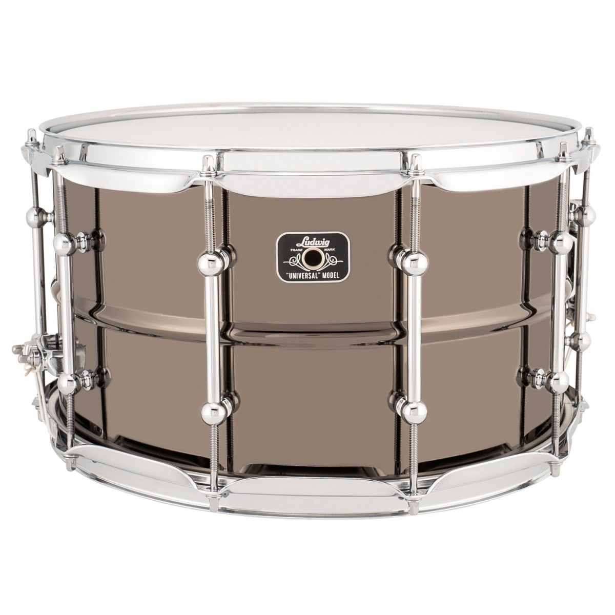 Ludwig Universal 14 x 8 Brass Snare Drum Chrome Hardware