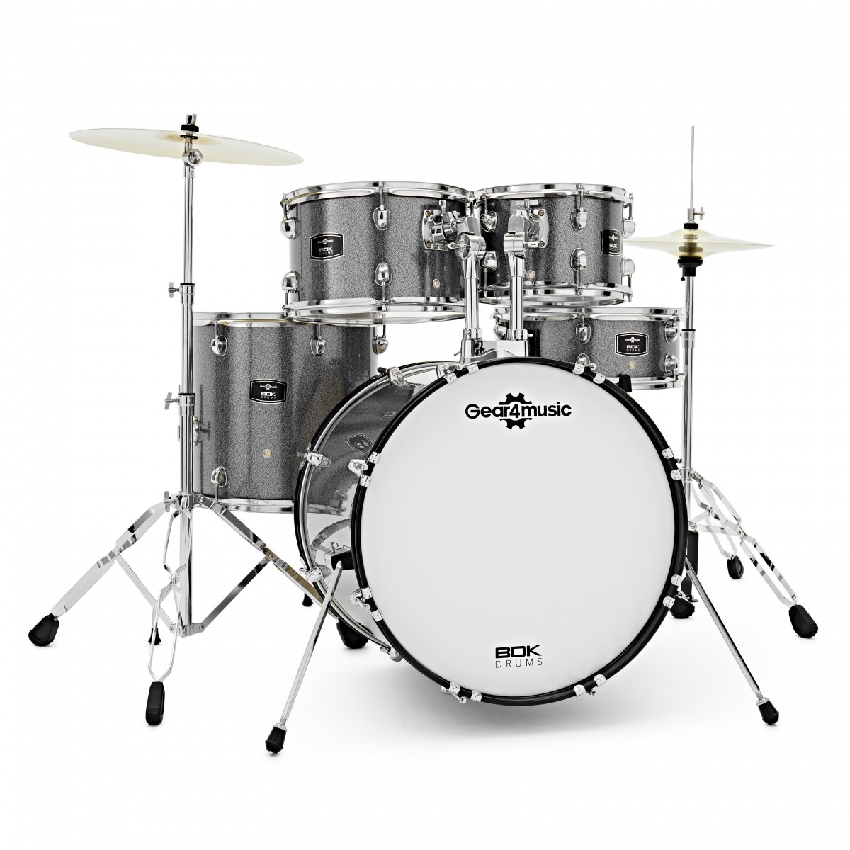 BDK-20 Fusion Drum Kit Silver Sparkle