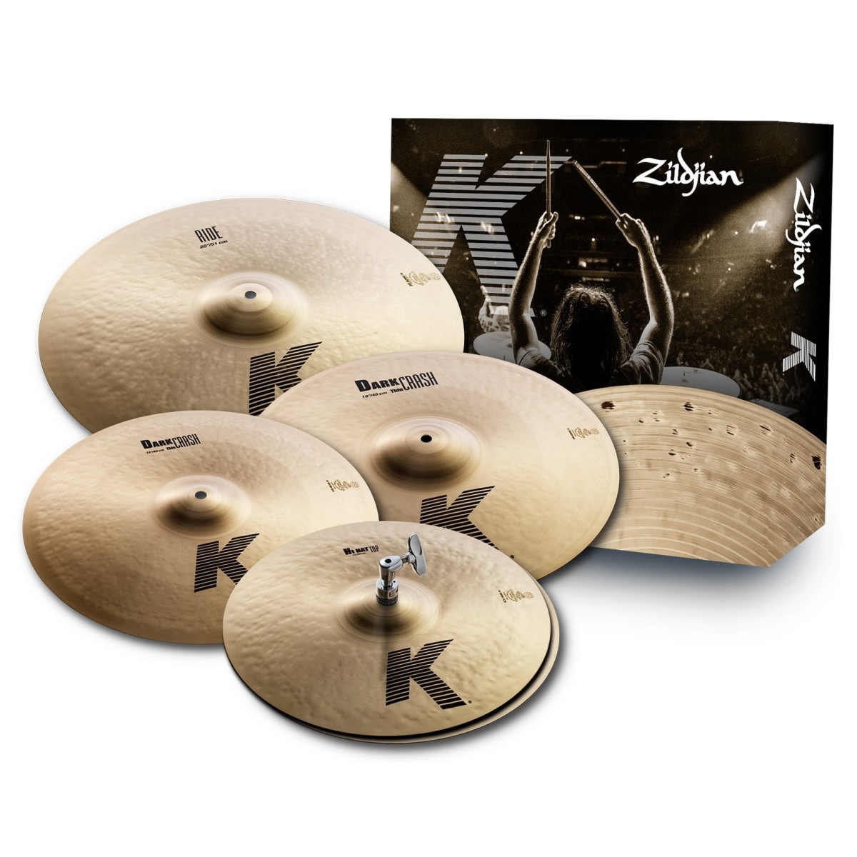 Zildjian K Cymbal Boxset with Free 18 K Dark Thin Crash
