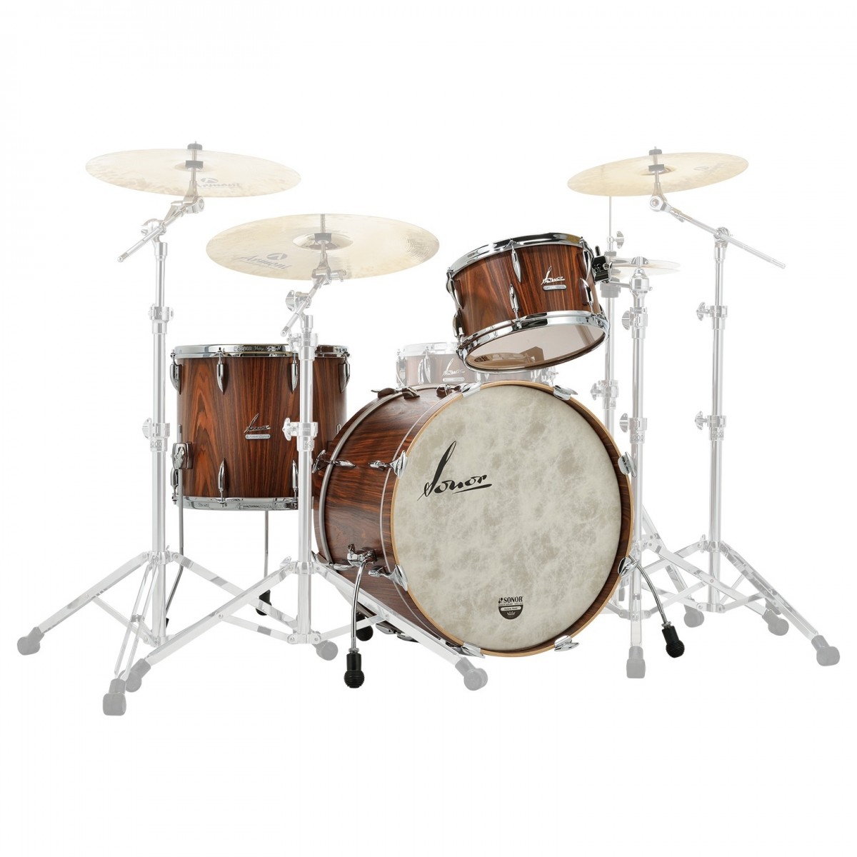 Sonor Vintage 20 3pc Shell Pack Rosewood Semi Gloss