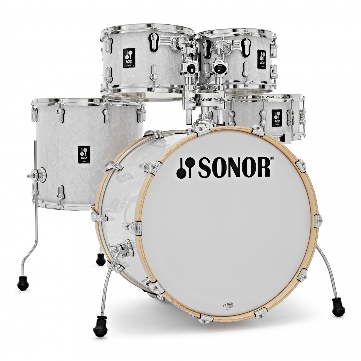 Sonor AQ2 22 5pc Shell Pack White Pearl