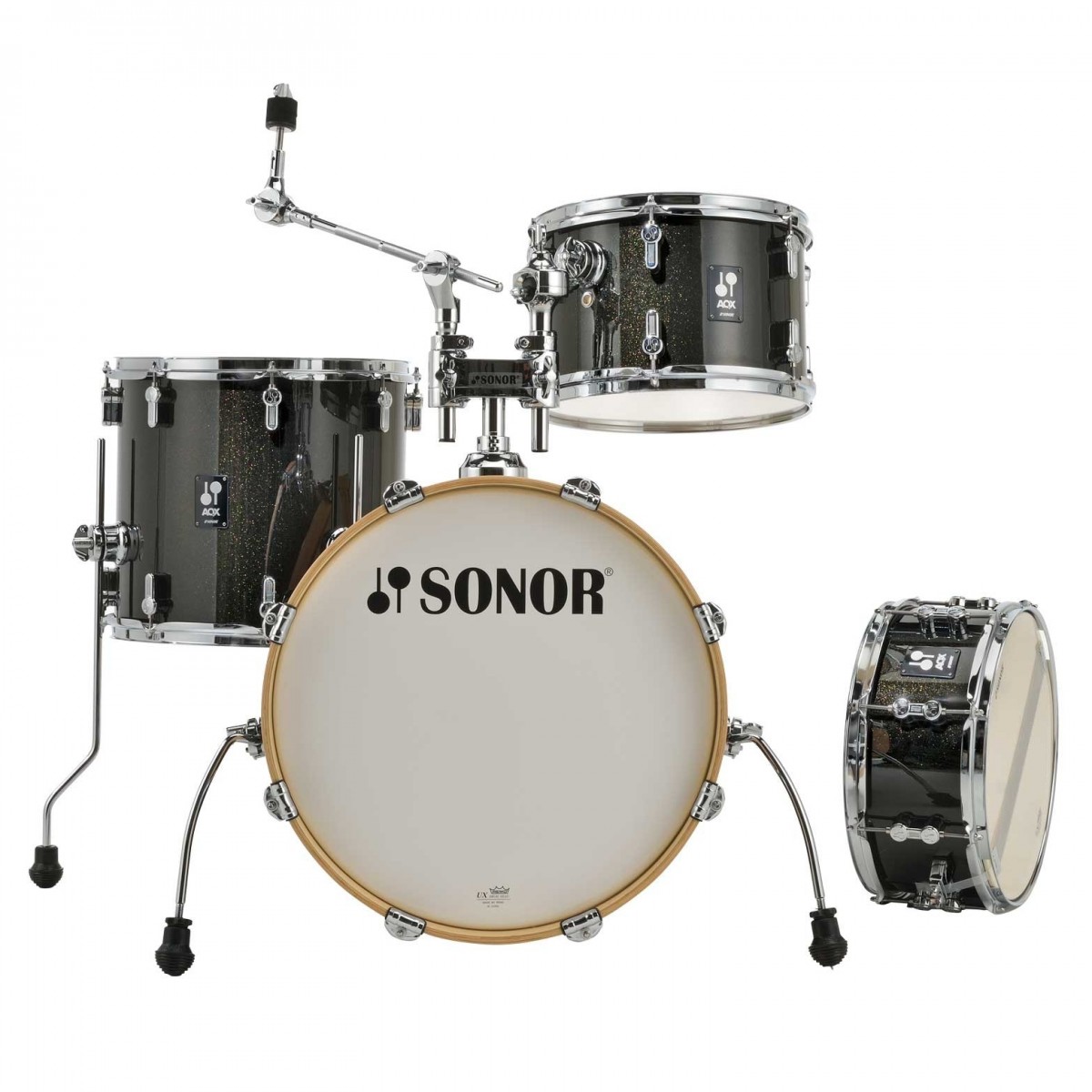 Sonor AQX 18 Jazz Shell Pack Black Midnight Sparkle