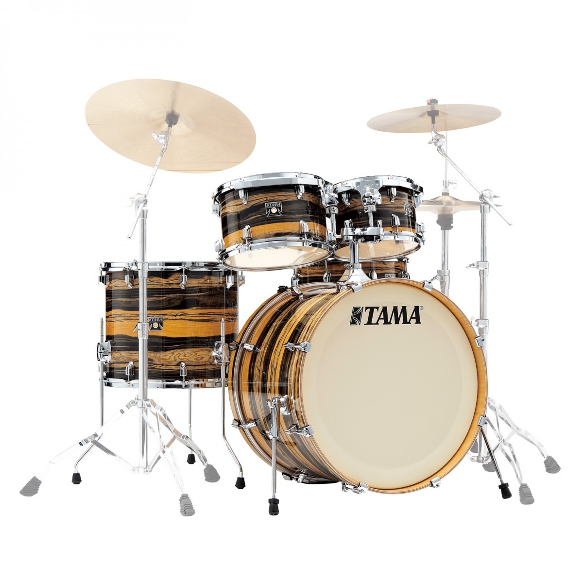 Tama Superstar Classic 22 5pc Shell Pack Natural Ebony Tiger