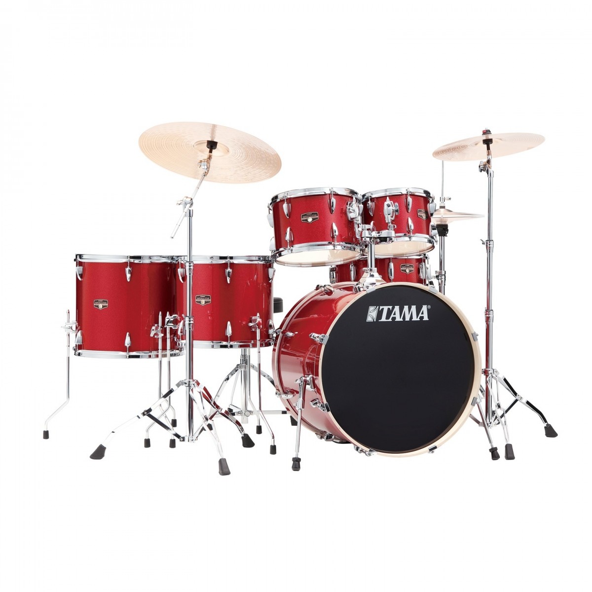 Tama Imperialstar 22 6pc Drum Kit Burnt Red Mist