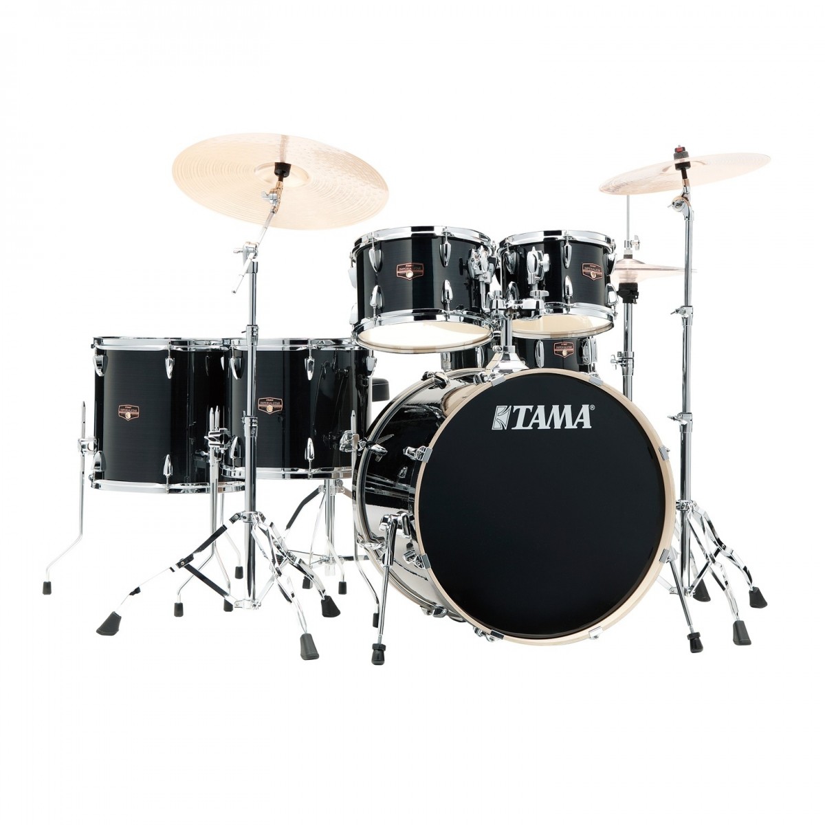 Tama Imperialstar 22 6pc Drum Kit Hairline Black
