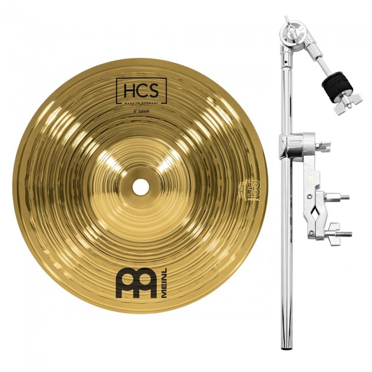 Meinl HCS 8 Splash Cymbal & Multiple Grabber Arm