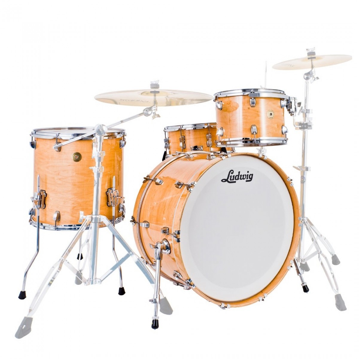 Ludwig Continental 22 4pc Shell Pack Natural Maple