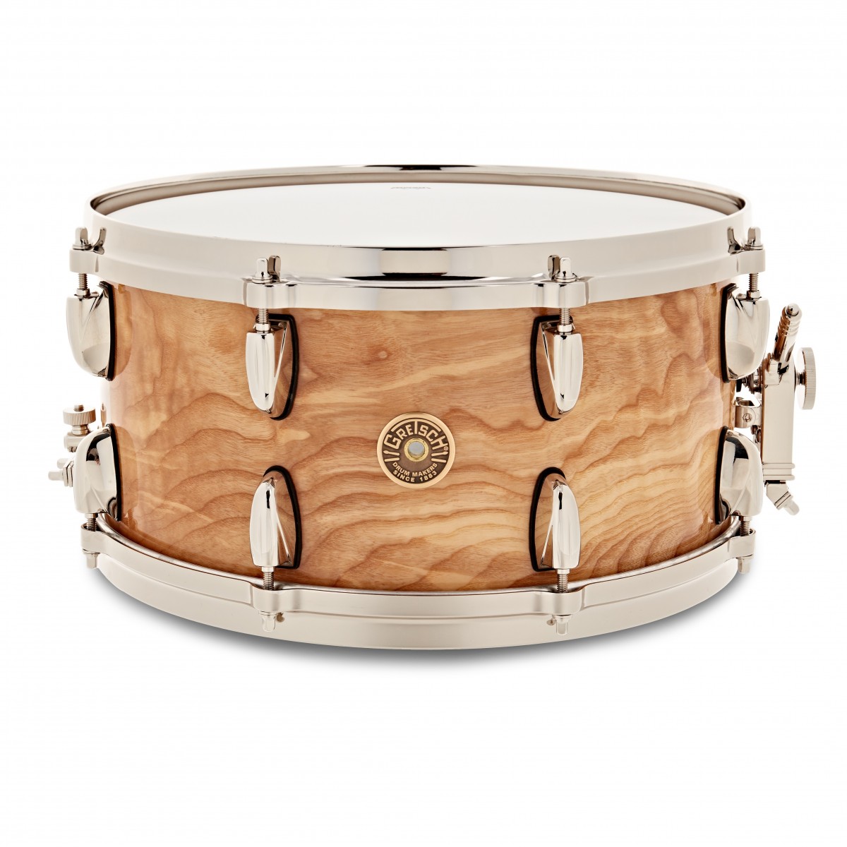 Gretsch USA 140th Anniversary Limited Edition 14" x 7" Snare Drum & Bag Figured Ash
