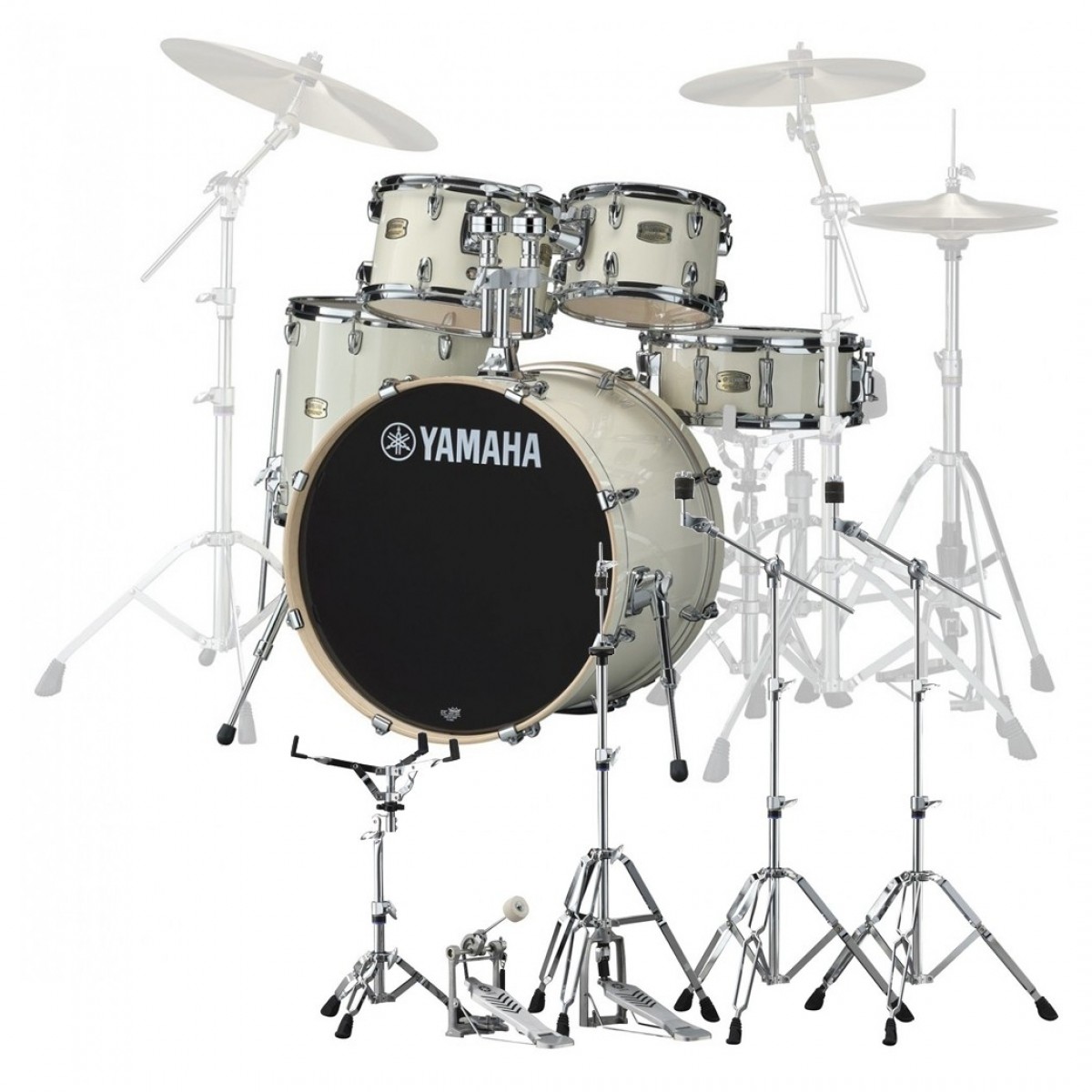 Yamaha Stage Custom Birch 20 5pc Kit w/Hardware Classic White