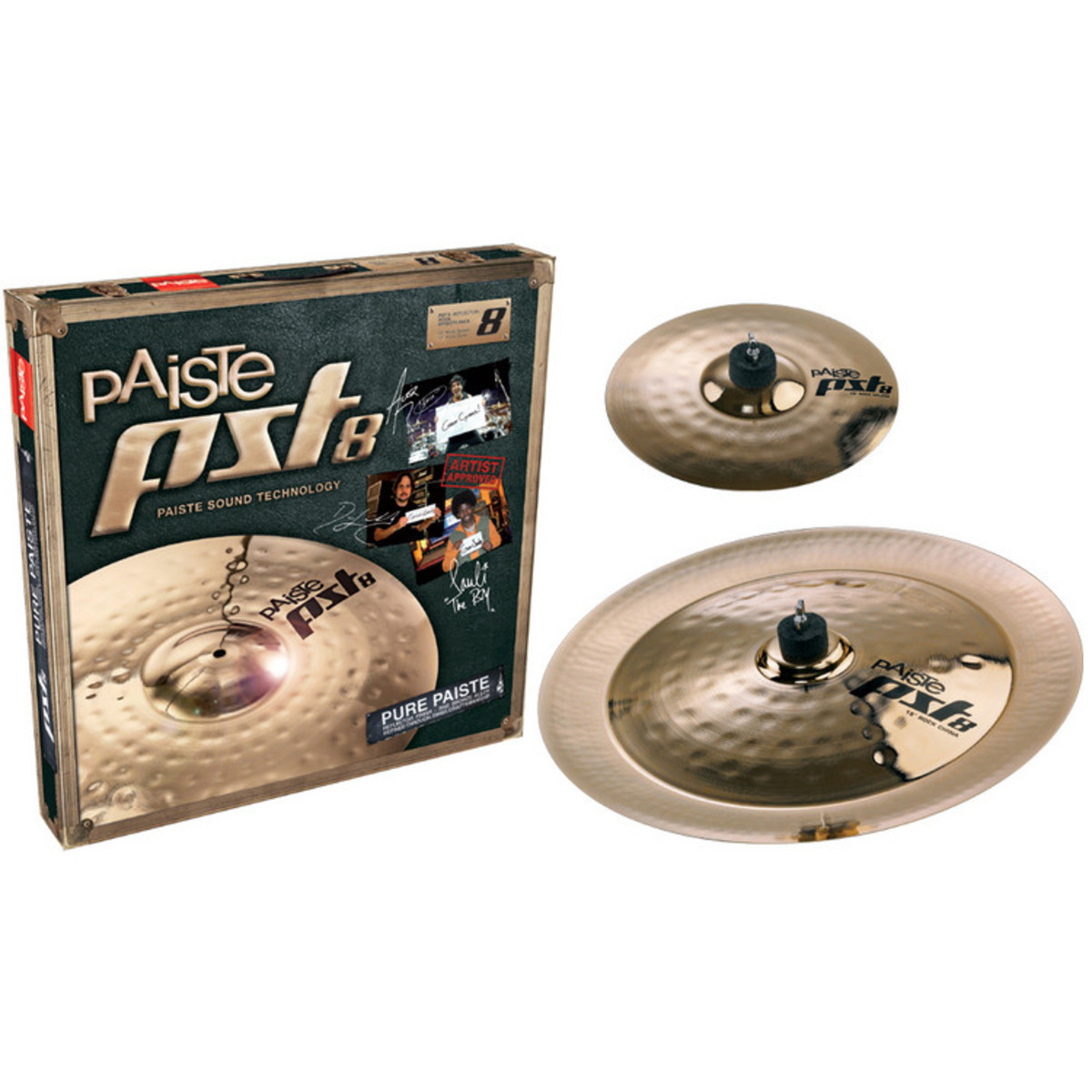 Paiste PST 8 10/18 Rock Effects Cymbal Pack
