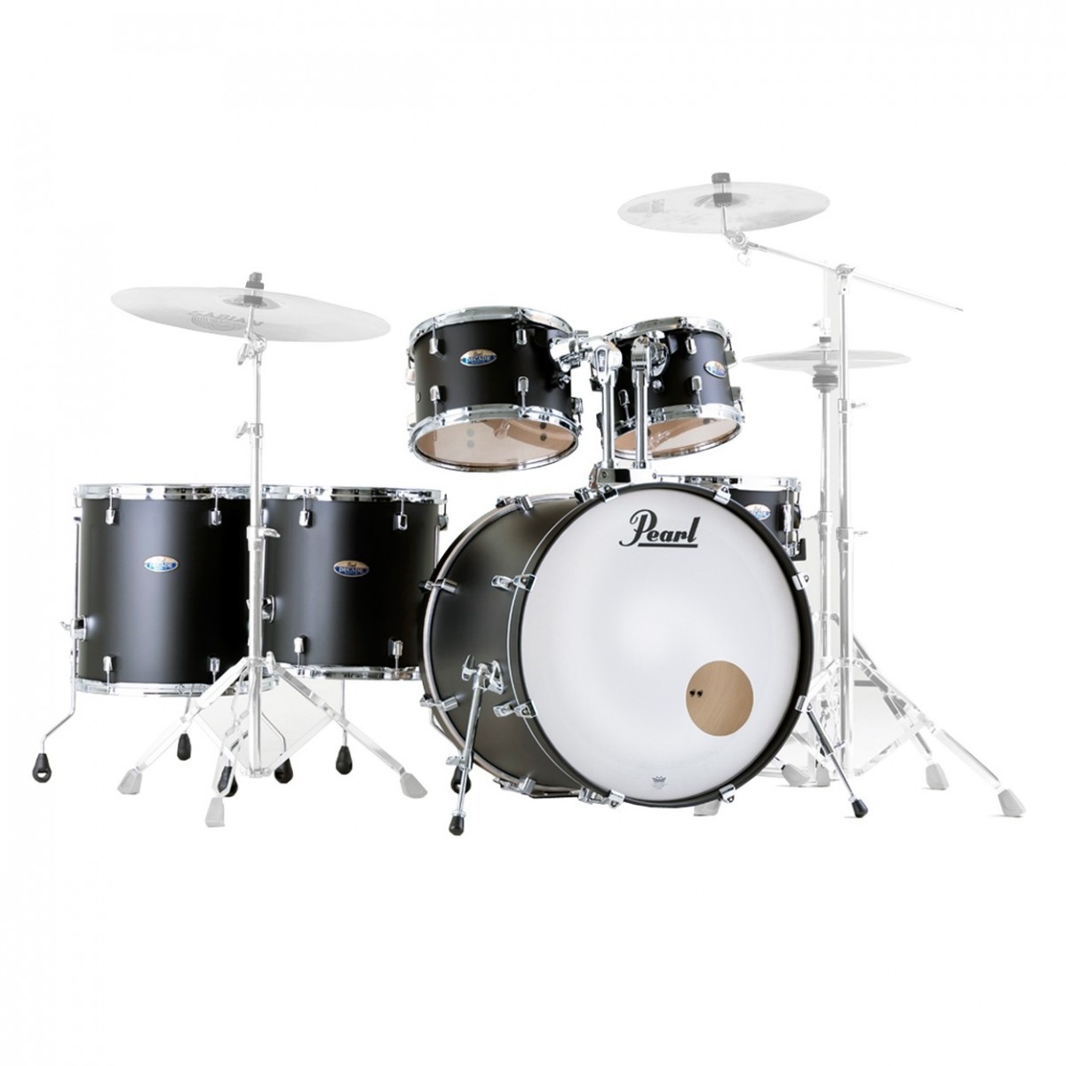 Pearl Decade Maple 22 6pc Shell Pack Satin Slate Black