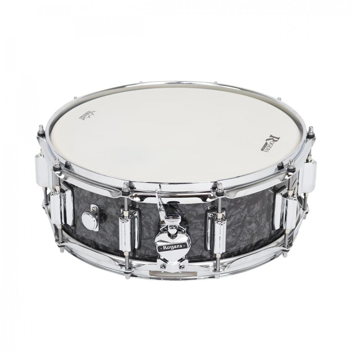 Rogers SuperTen 14 x 5 Snare Drum Black Pearl