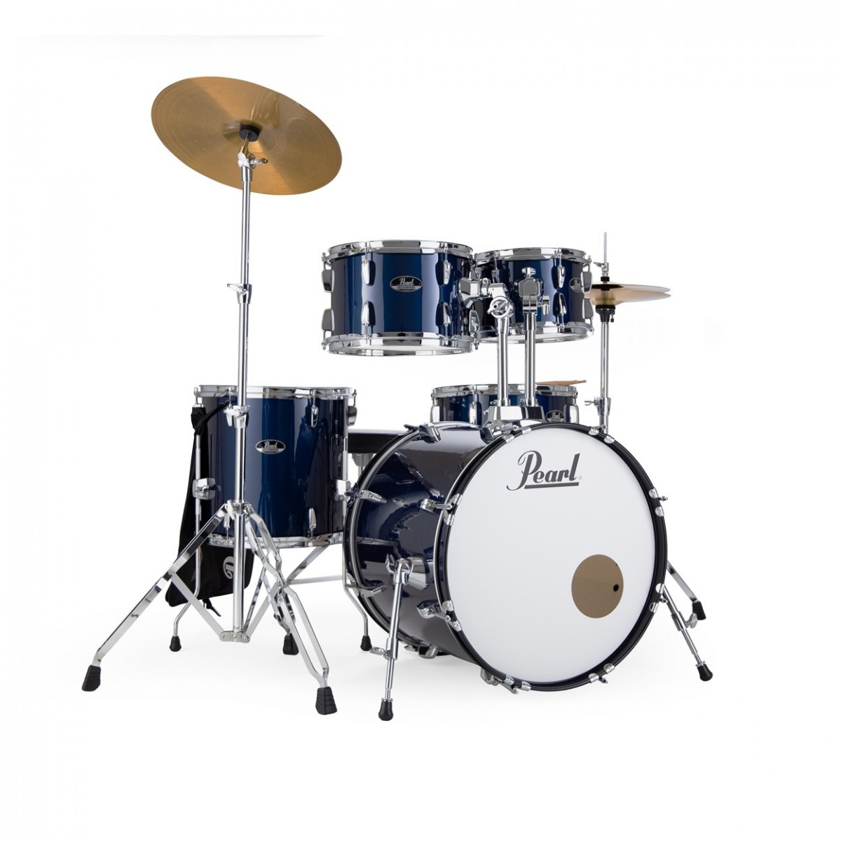 Pearl Roadshow 5pc Fusion Drum Kit w/Sabian Cymbals Royal Blue
