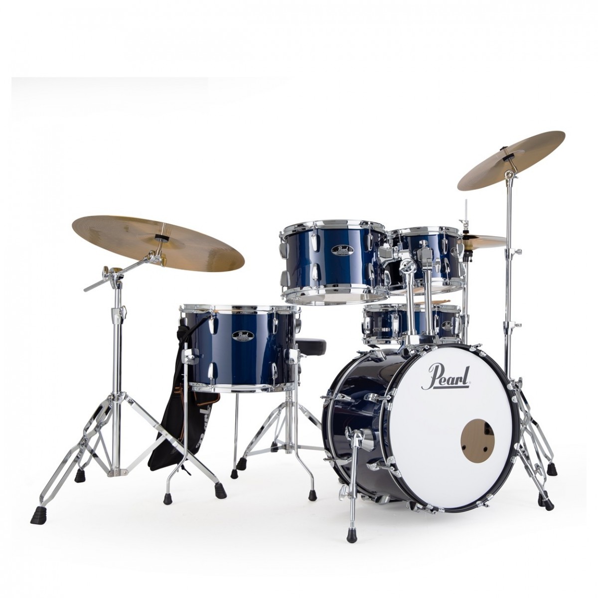 Pearl Roadshow 5pc Compact Drum Kit w/3 Sabian Cymbals Royal Blue
