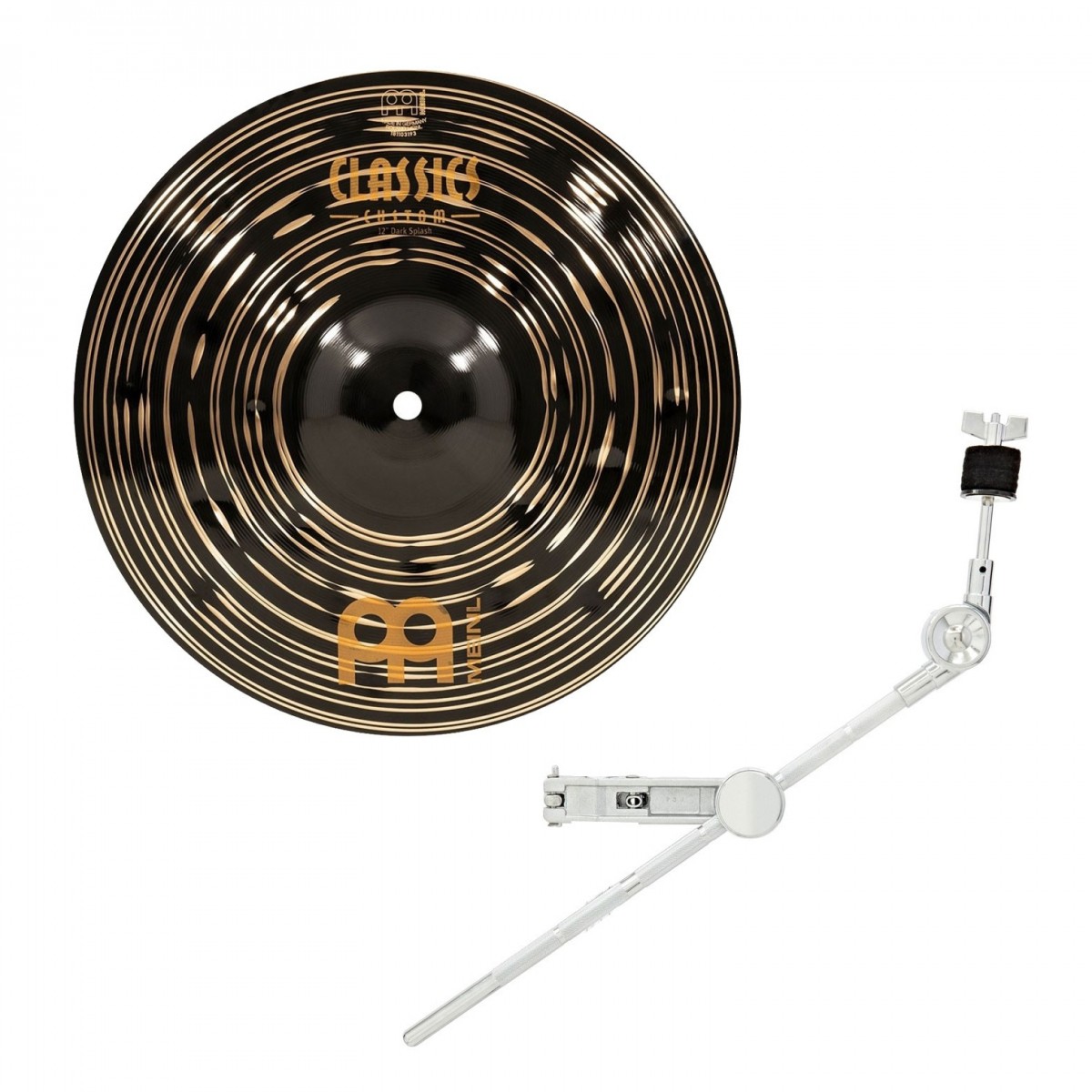 Meinl Classics Custom 10 Dark Splash & Grabber Arm