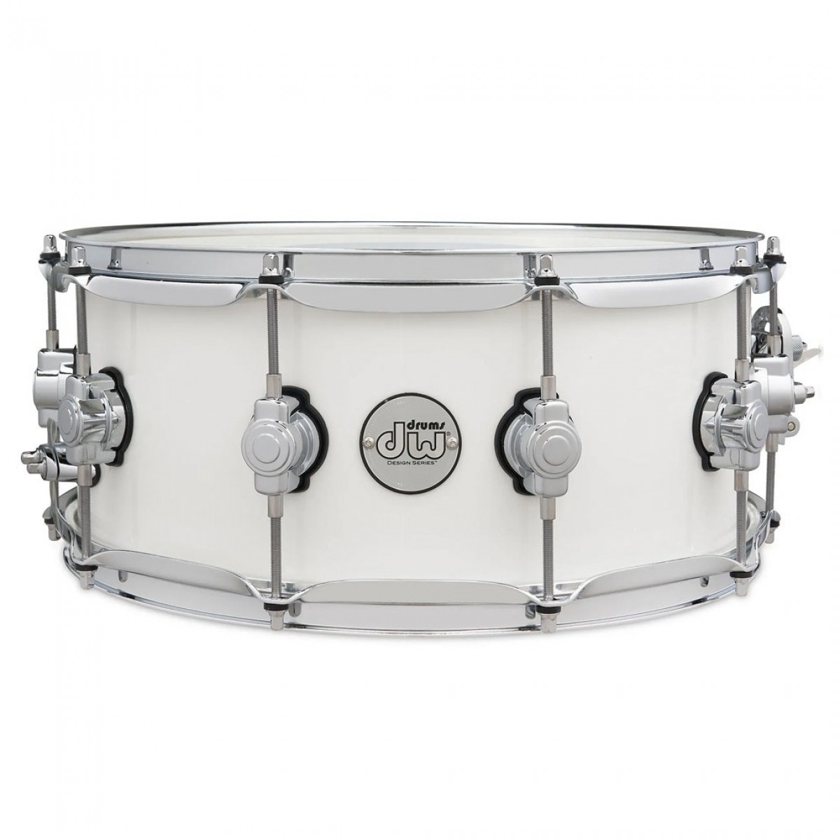 DW Design Series 14" x 6" Snare Drum White Gloss