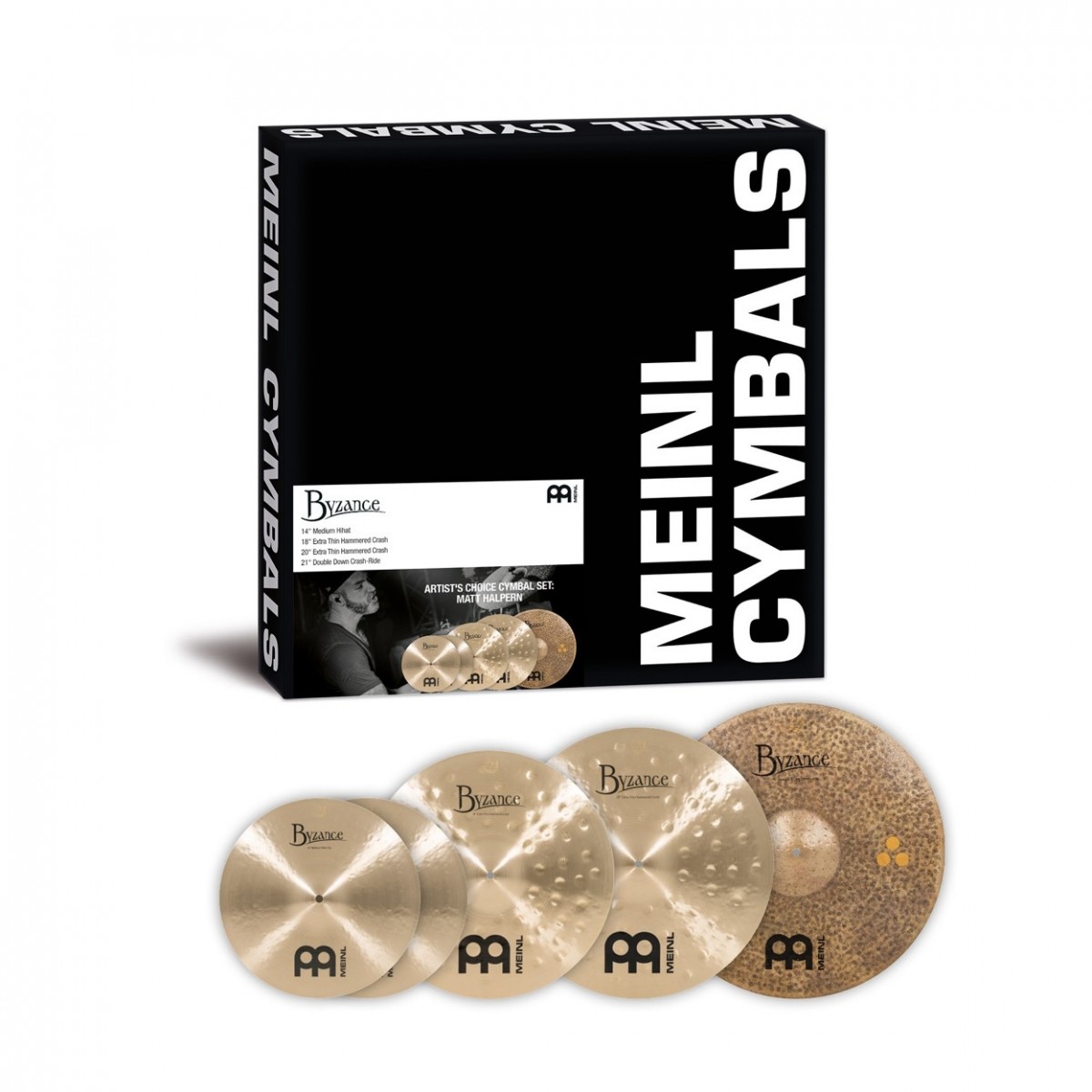 Meinl Byzance Artists Choice Cymbal Set: Matt Halpern