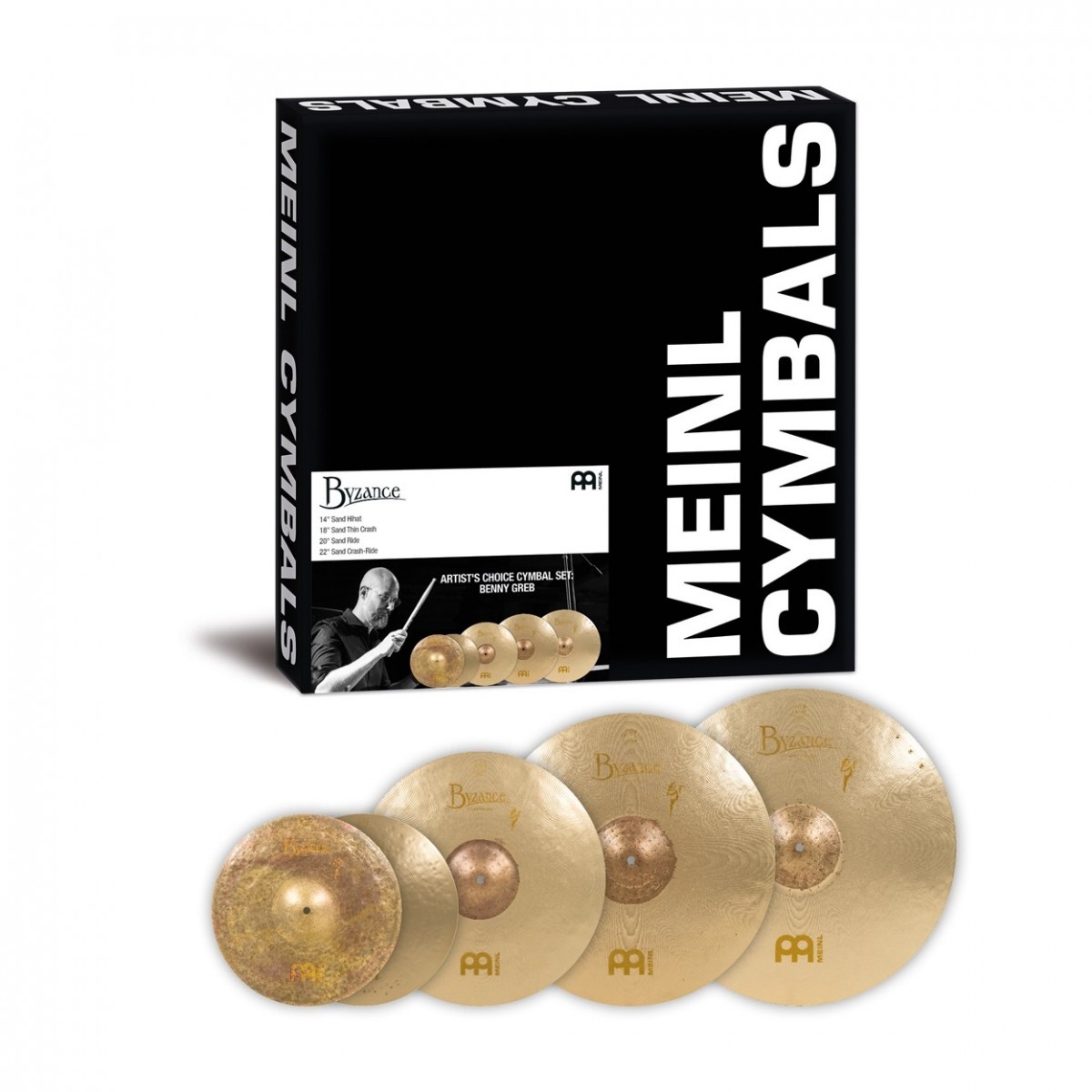 Meinl Byzance Artists Choice Cymbal Set: Benny Greb