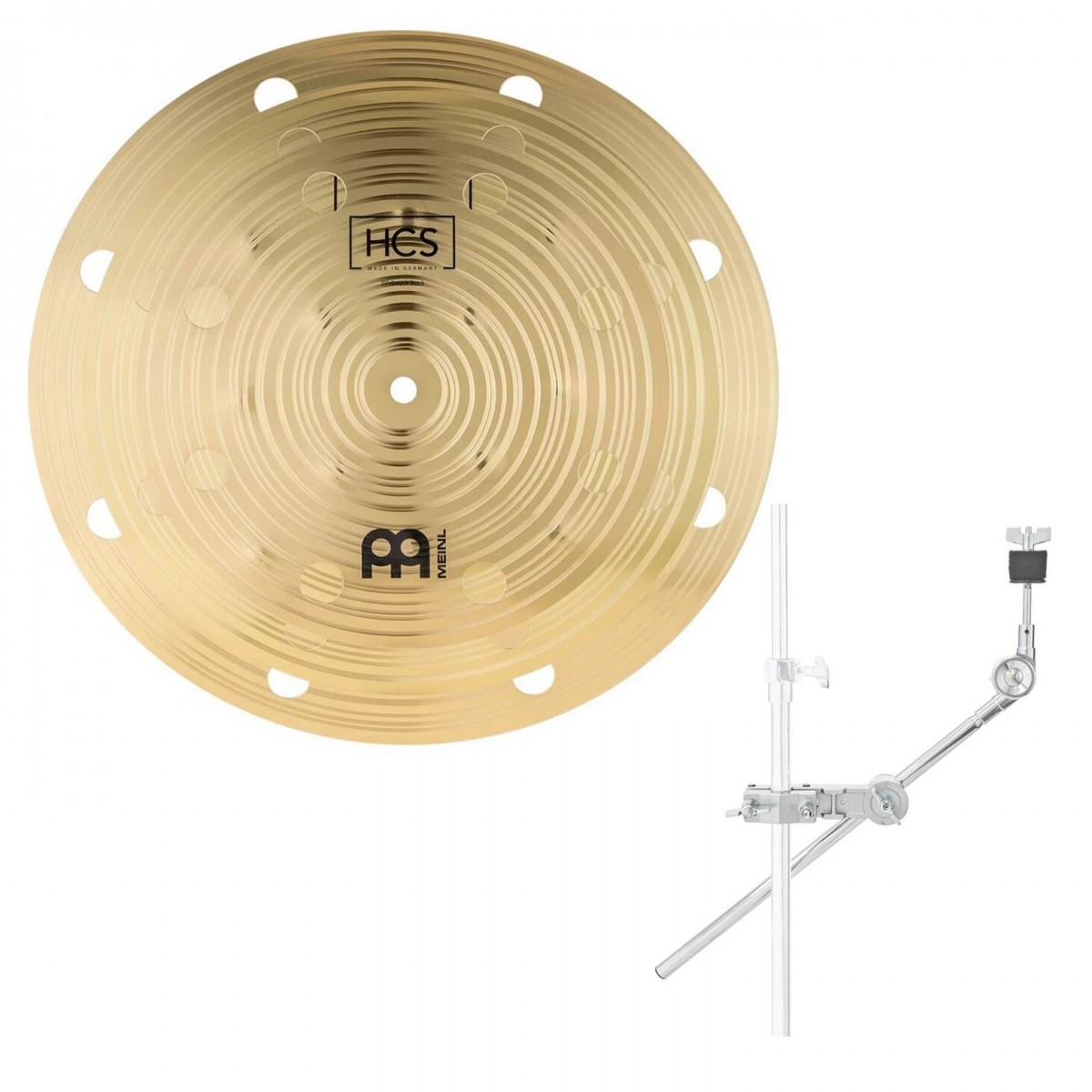 Meinl HCS 3 Piece Smack Stack 10" 12" 14" & Multiple Grabber Arm