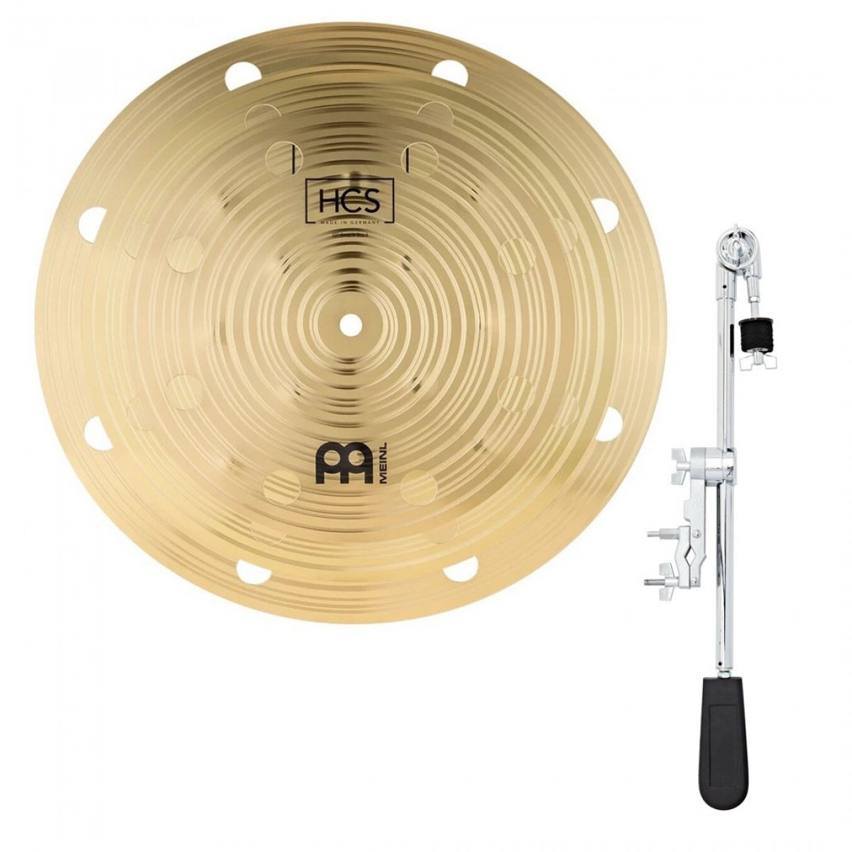 Meinl HCS 3 Piece Smack Stack 10" 12" 14" & Weighted Grabber Arm