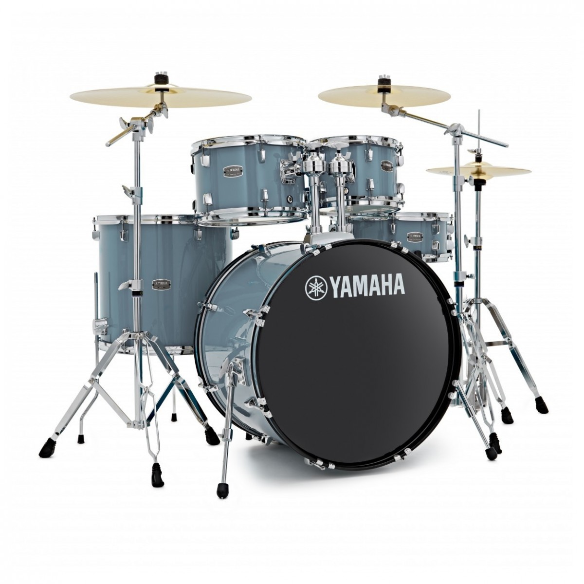 Yamaha Rydeen 20" Drum Kit w/Cymbals Gloss Pale Blue