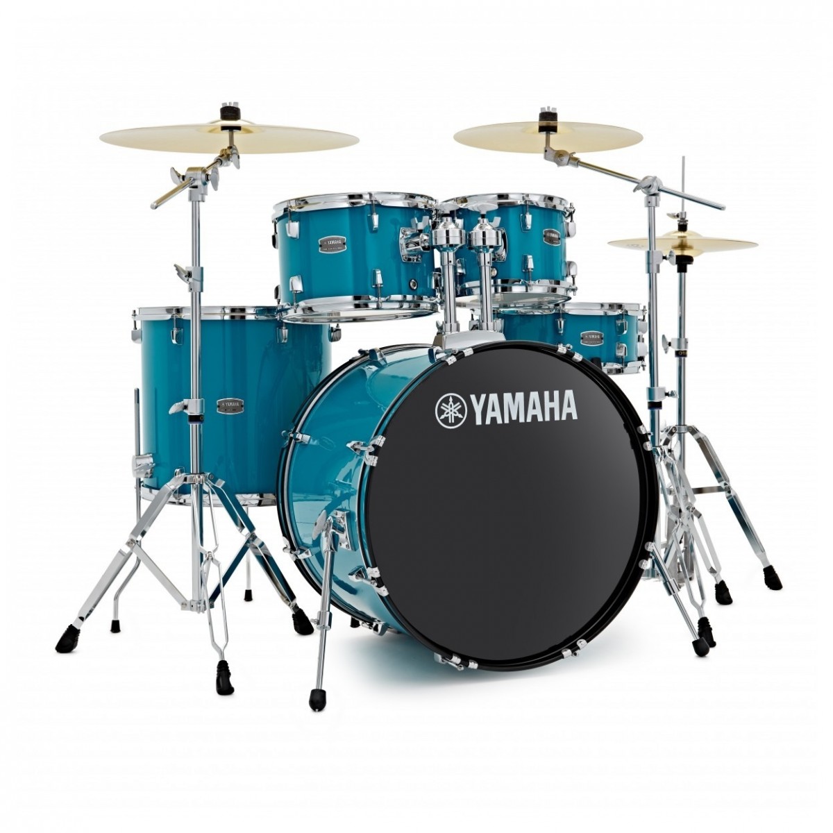 Yamaha Rydeen 20" Drum Kit w/Cymbals Sky Blue