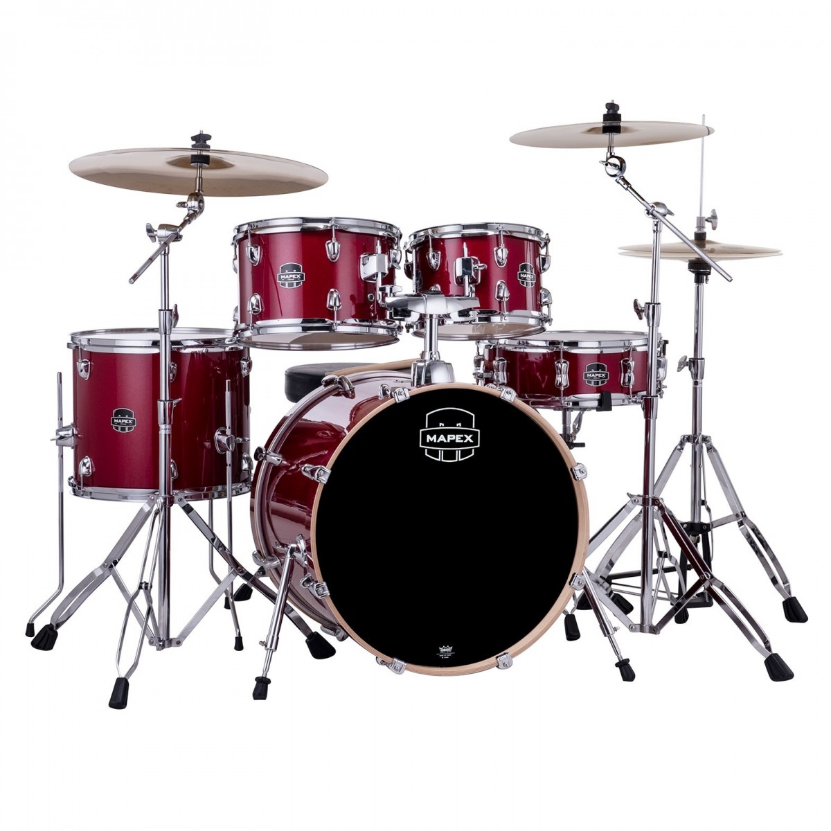 Mapex Venus 20 5pc Drum Kit Crimson Red Sparkle