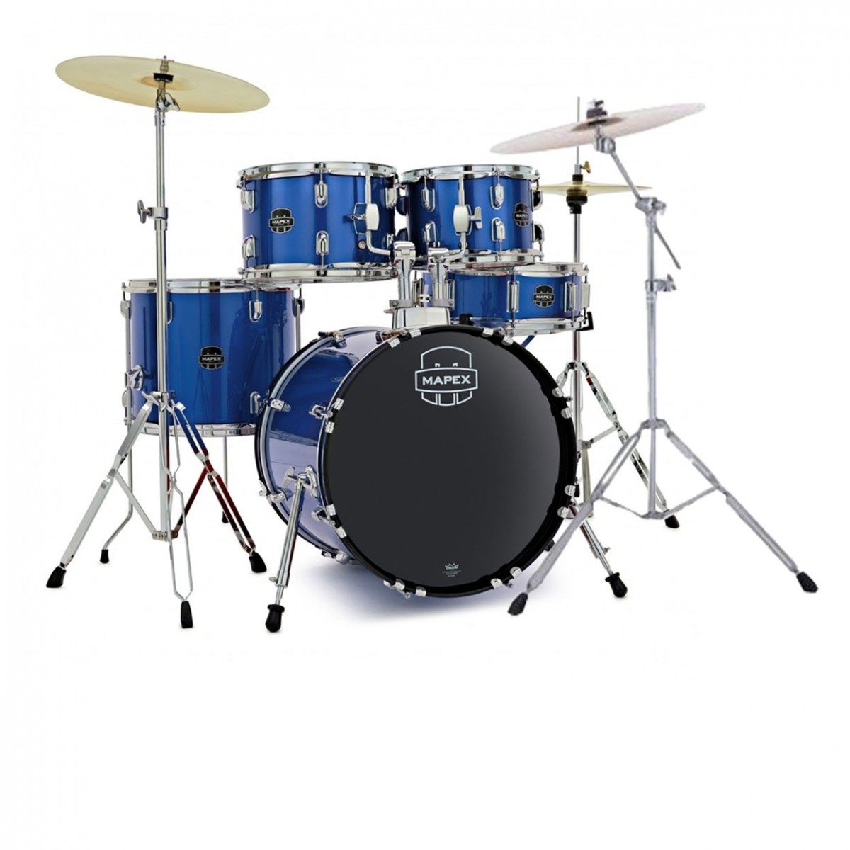 Mapex Comet Series Compact 18 Drum Kit Indigo Blue w/Ride Cymbal