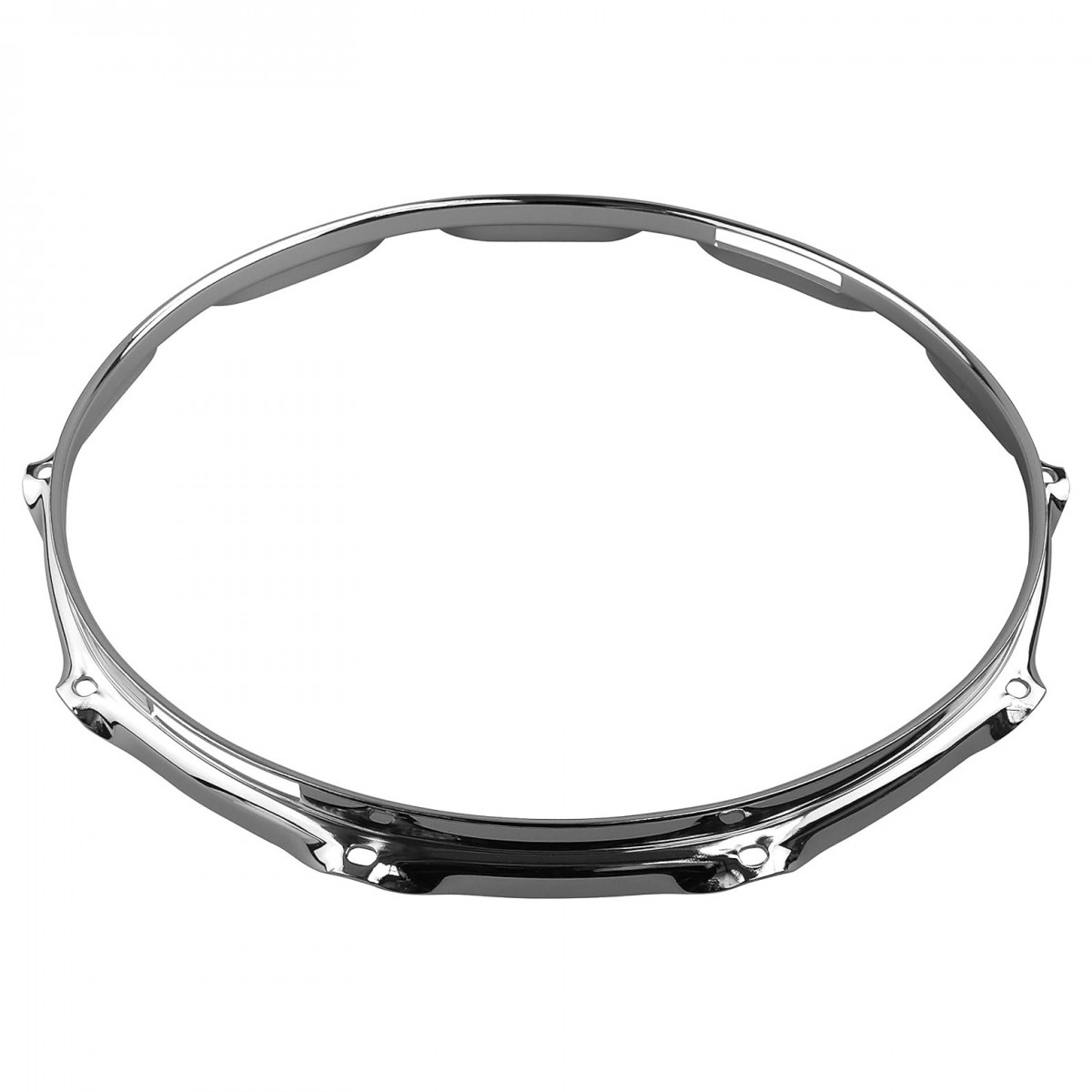 Shaw 14 10 Lug Snare Side Triple Flange Drum Hoop Chrome