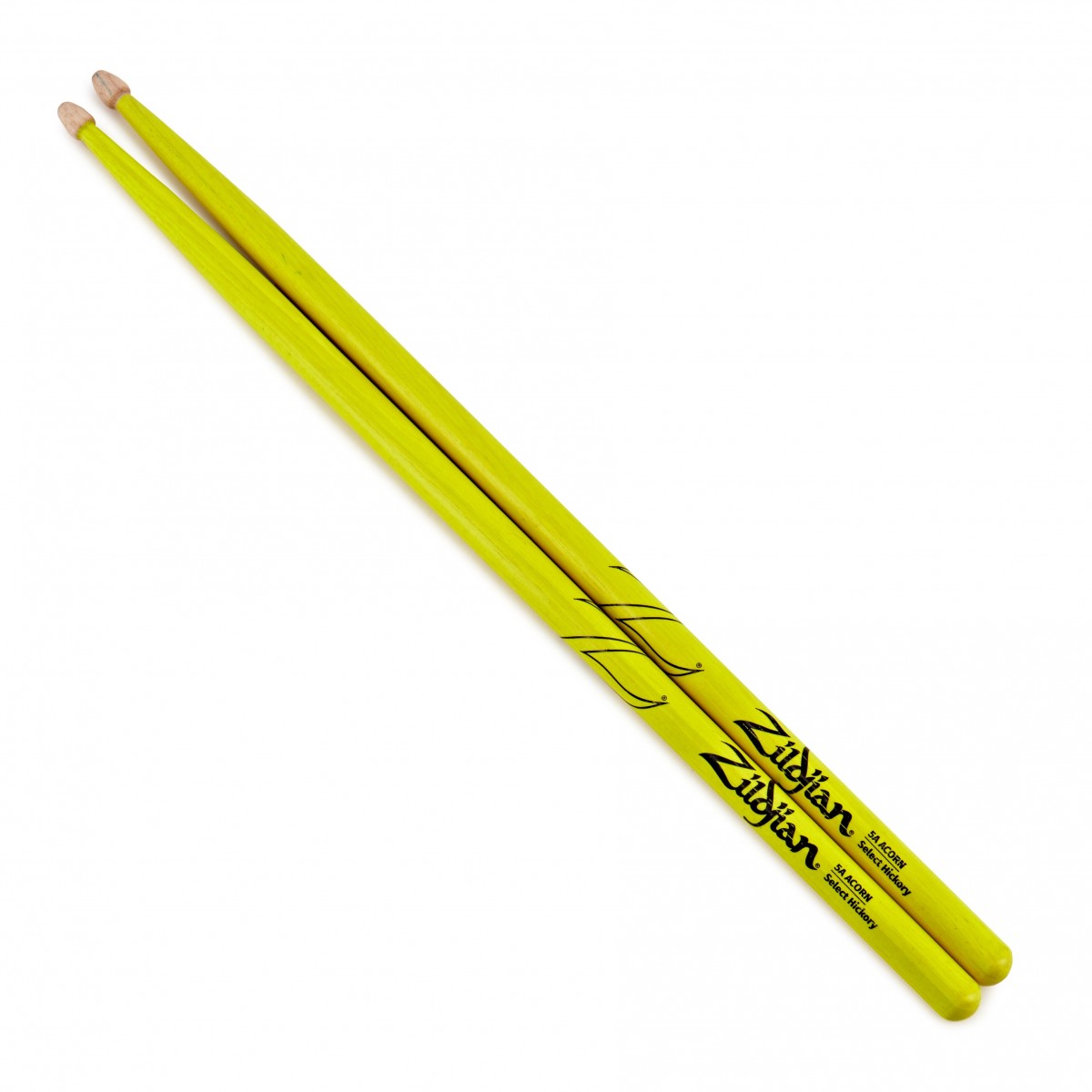Zildjian 5A Acorn Neon Yellow Drumsticks