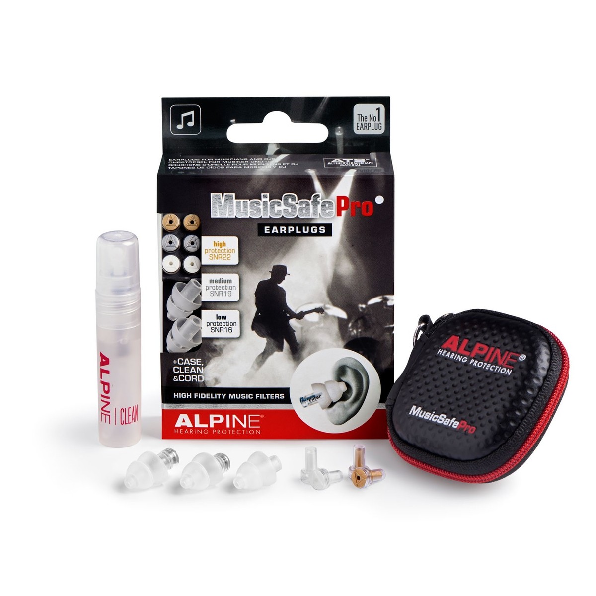 Alpine MusicSafe Pro Earplugs Transparent