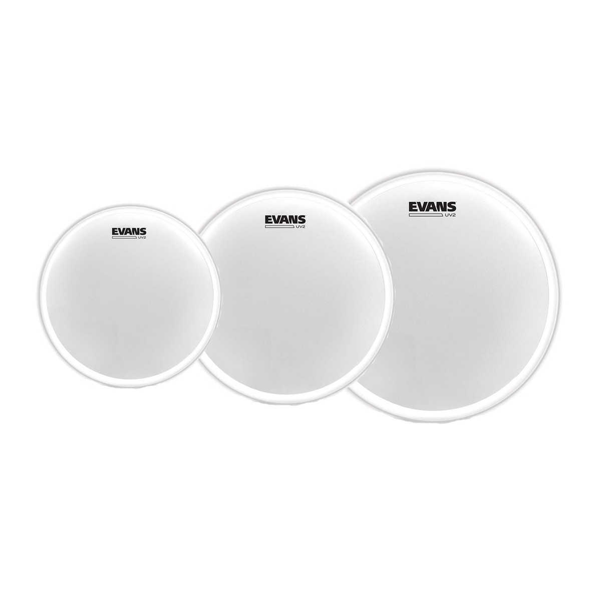 Evans UV2 Coated Rock Tom Pack 10" 12" 16" Heads