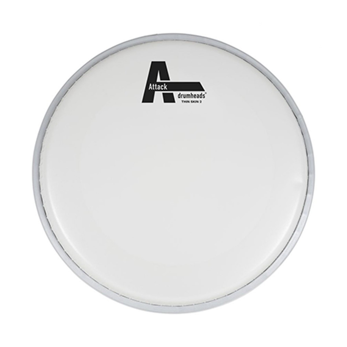 Attack 10" ThinSkin2 2Ply Medium Thin Coated White Drum Head