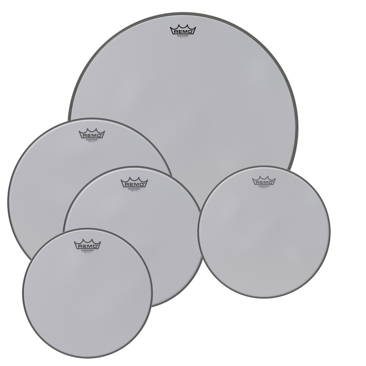 Remo Silentstroke Complete Pack - 12 13 14 16 22" Heads