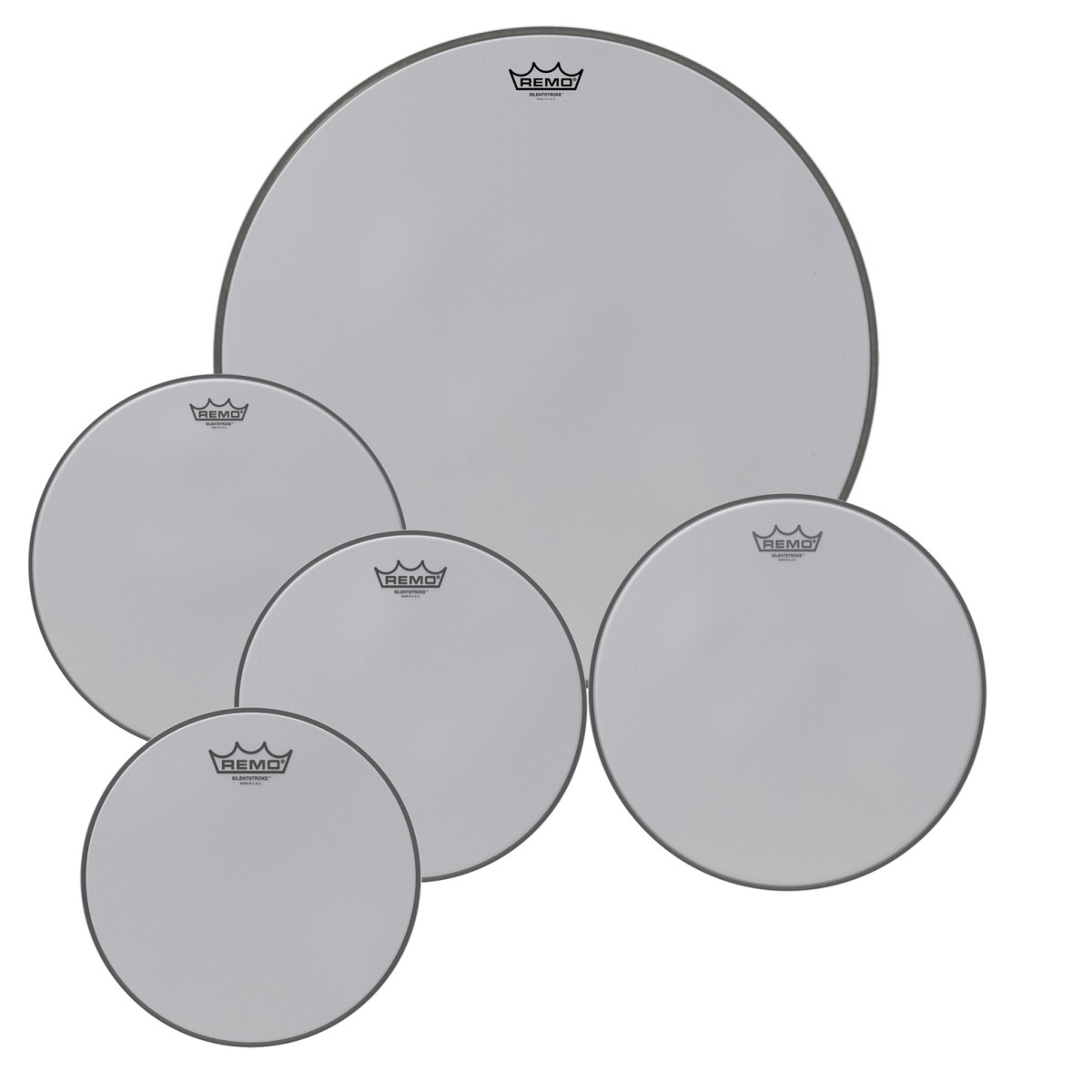 Remo Silentstroke Complete Pack - 10 12 14 16 22" Heads
