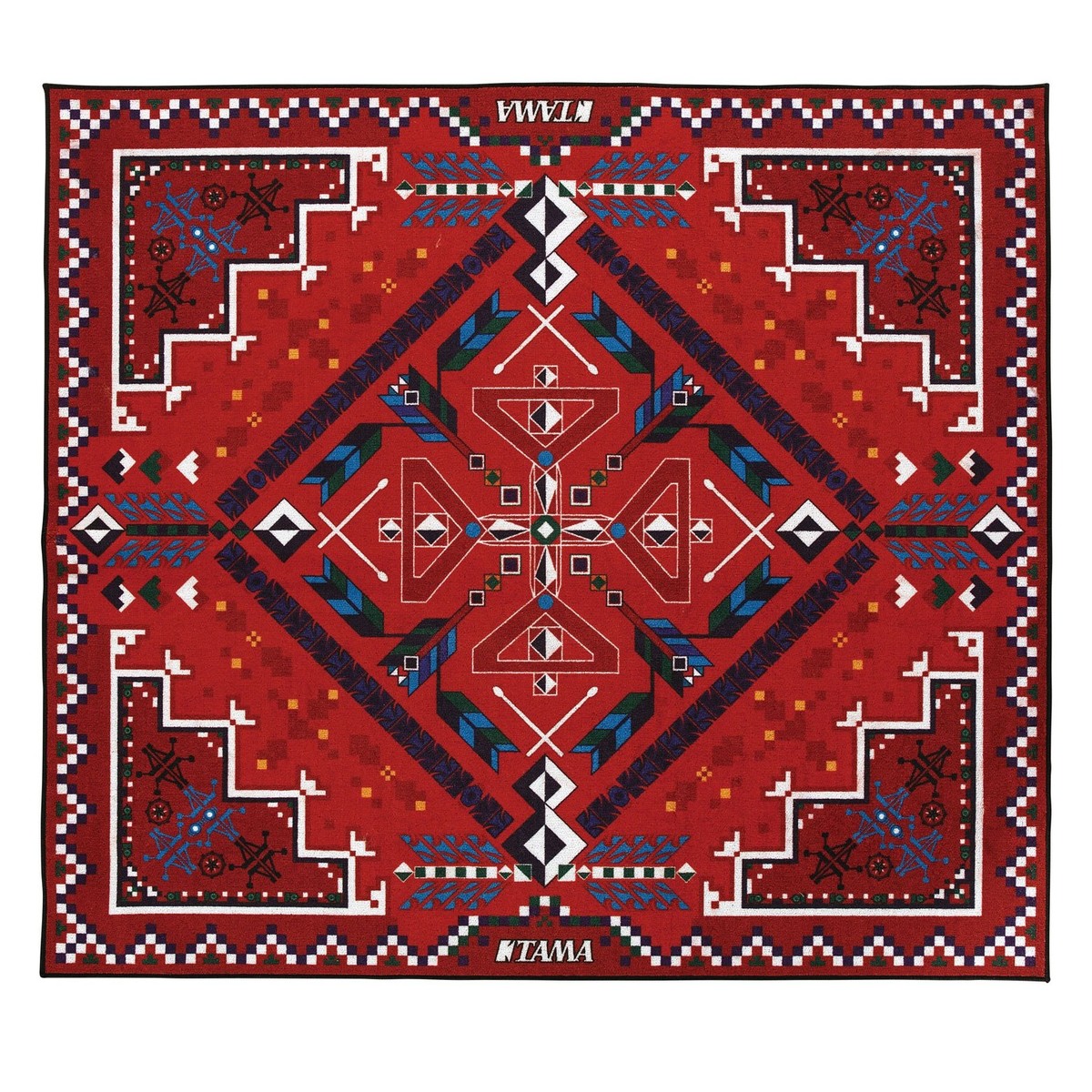 Tama Drum Rug Southwestern Pattern