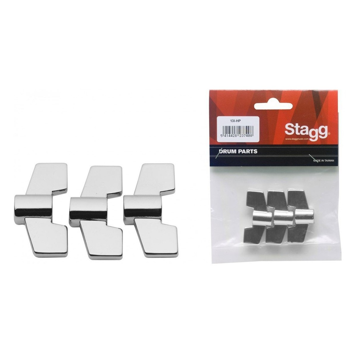 Stagg Wing Nuts 8mm 3pc