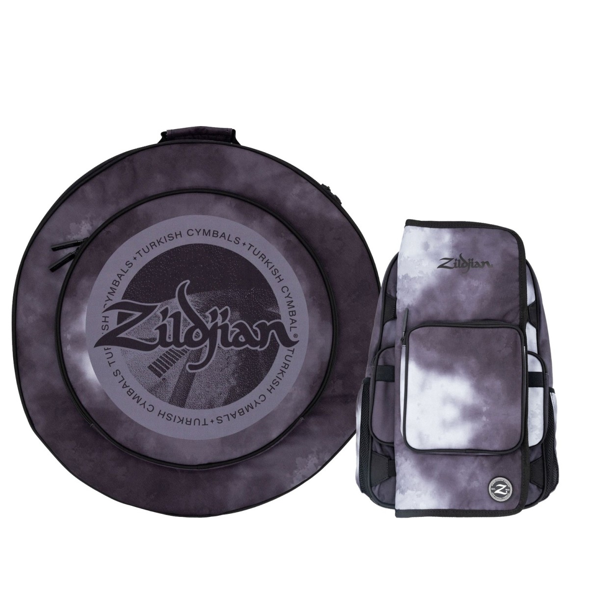 Zildjian Student Backpack Stick Bag & 20 Cymbal Bag Black Raincloud