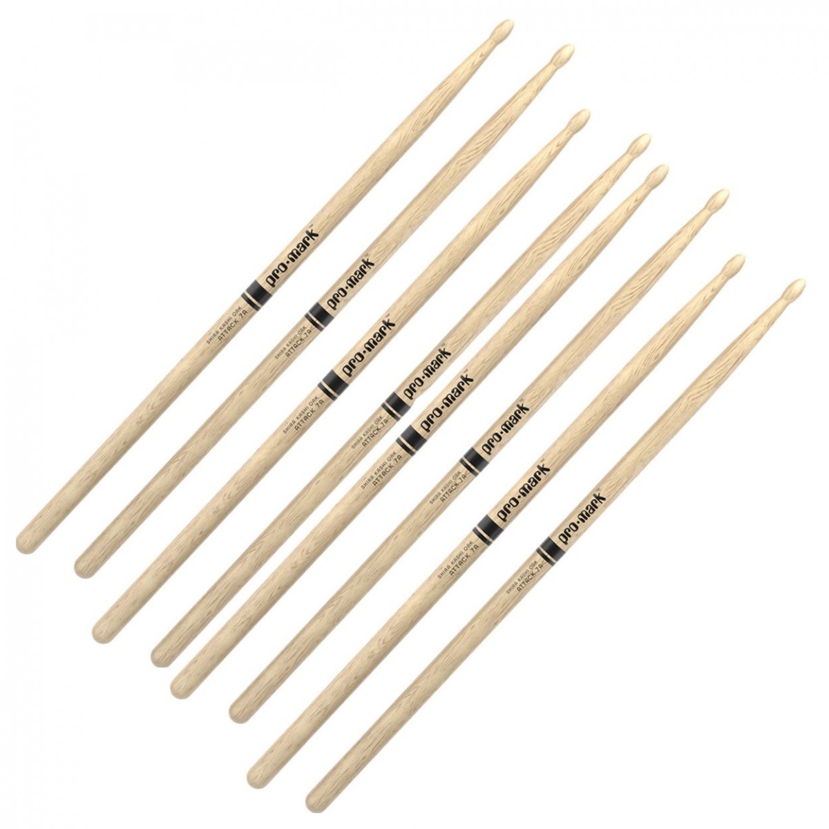 Promark Classic Attack 7A Shira Kashi Oak 4 Pair Value Bundle