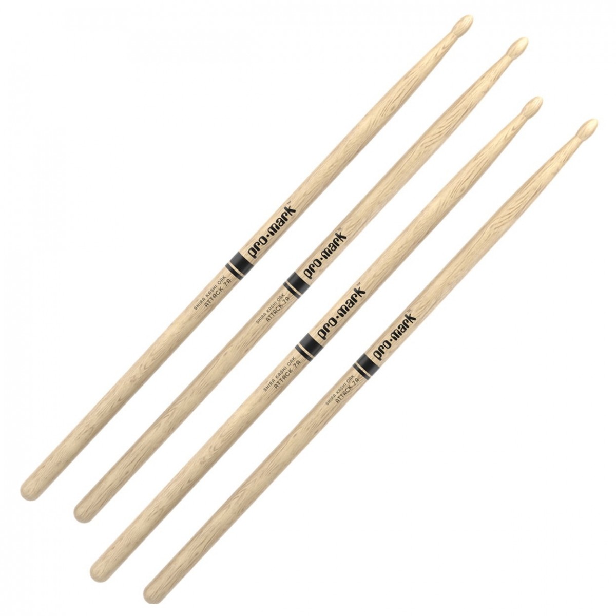 Promark Classic Attack 7A Shira Kashi Oak 2 Pair Value Bundle