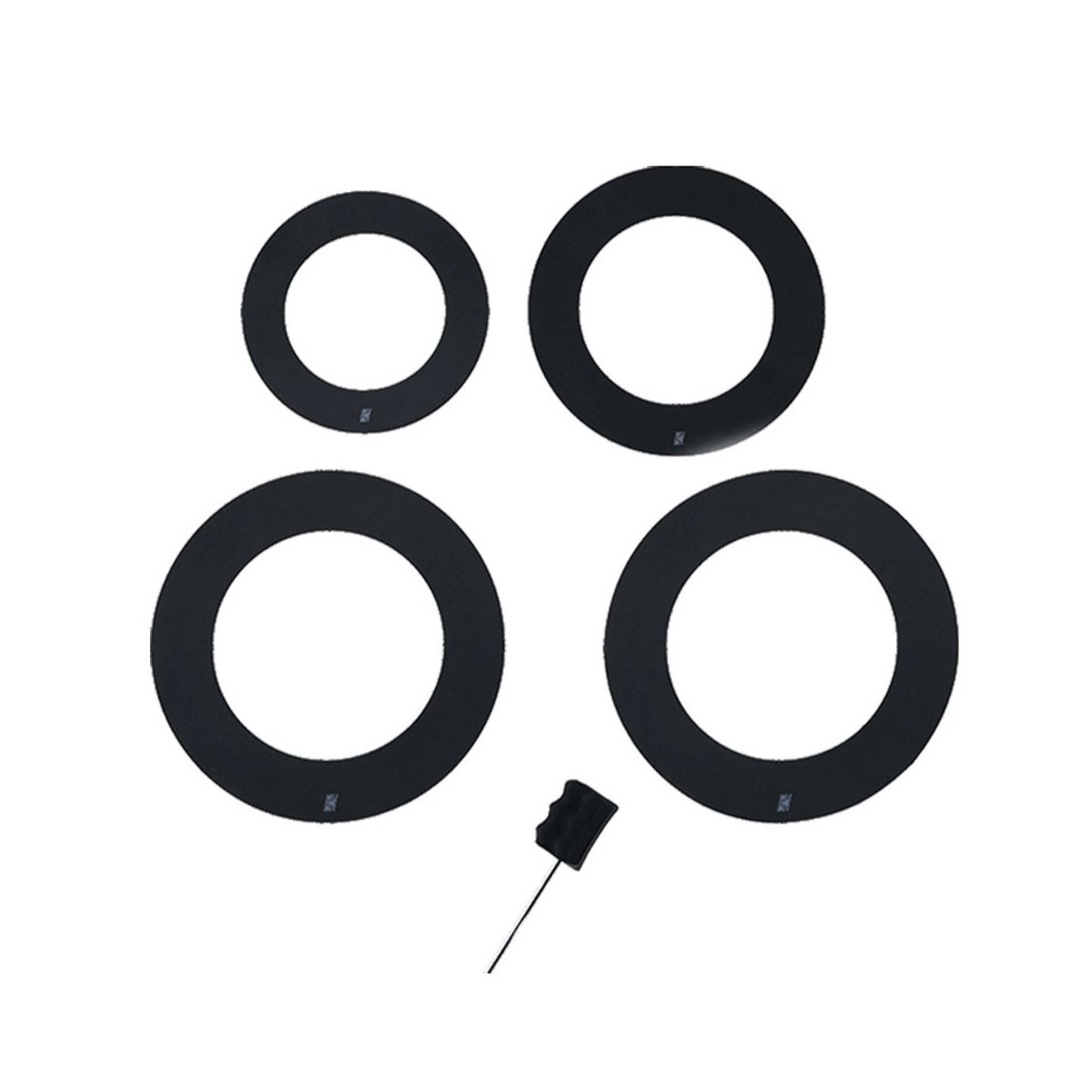 Tama Soft Sound Ring Set 10-12-14-16" w/Half Sound Bass Drum Beater