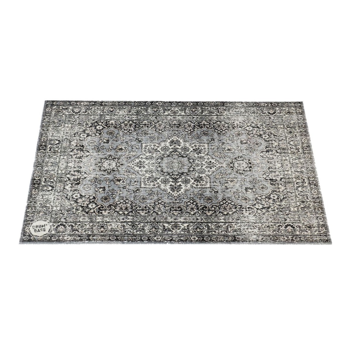 Drum n Base Vintage Persian Drum Mat Grey 130cm x 90cm