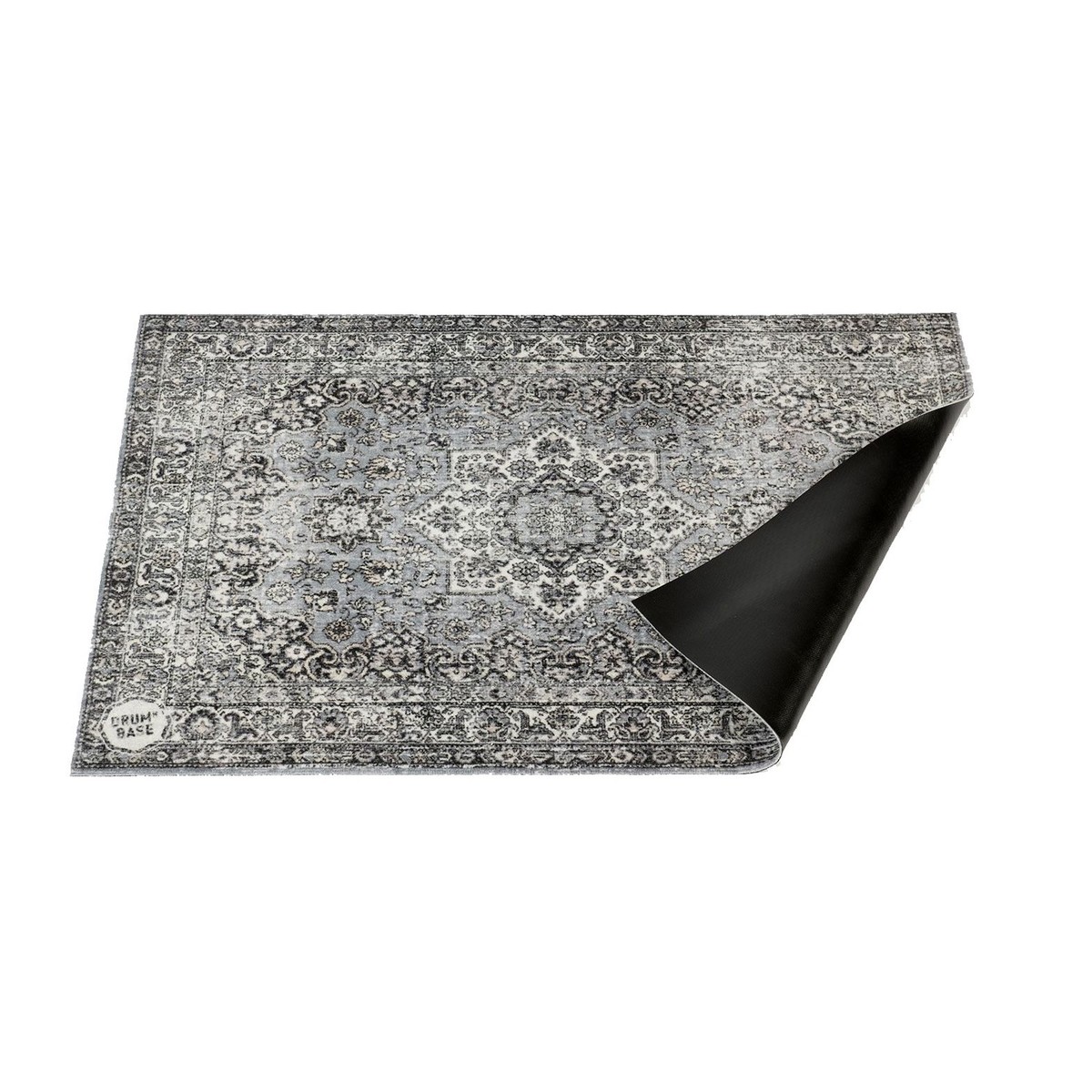 Drum n Base Vintage Persian Drum Mat Grey 130cm x 90cm - Image 3