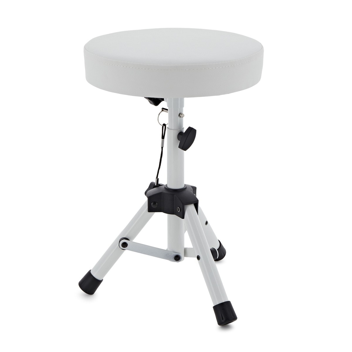 Mini Drum Throne Stool White