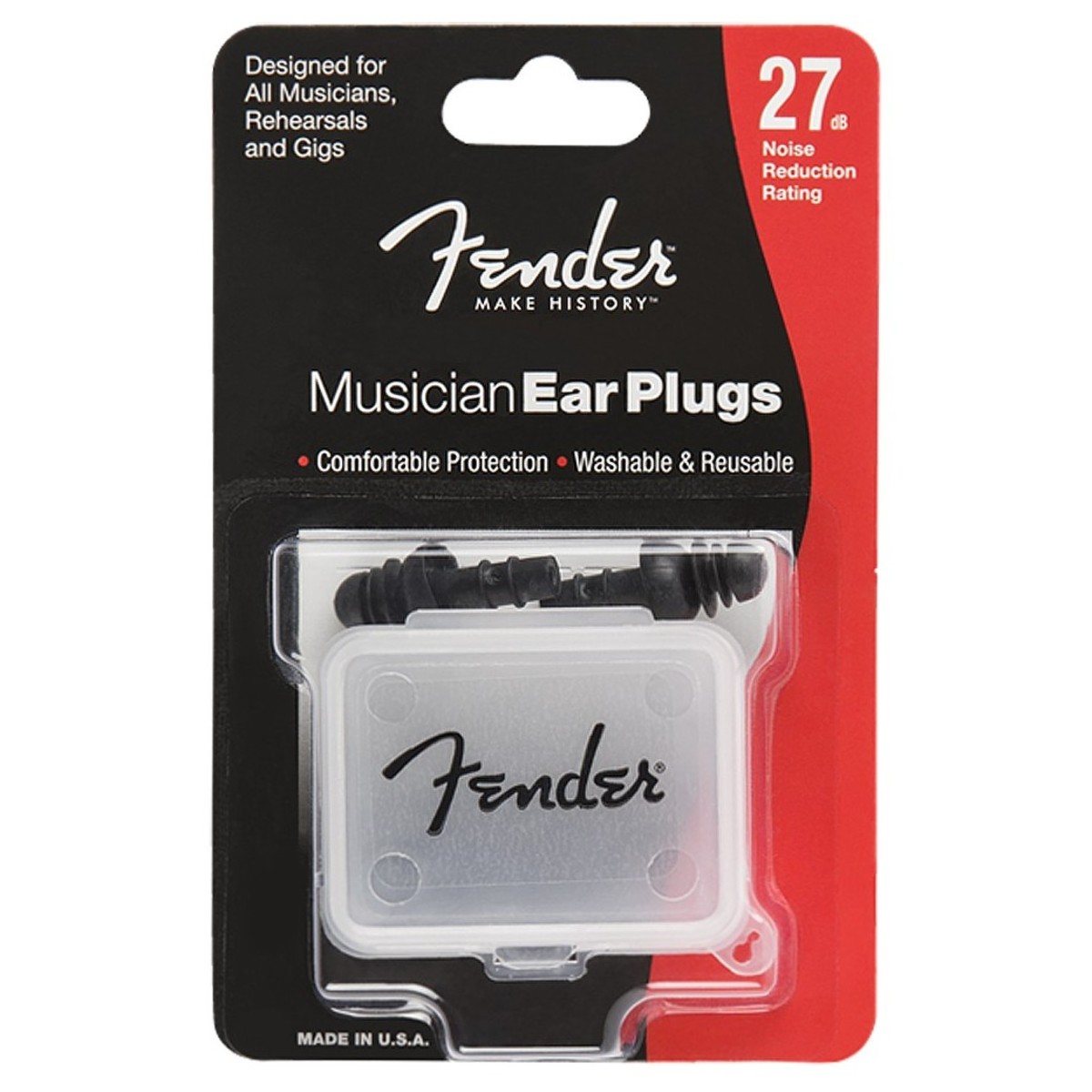 Fender Musician Series Black Ear Plugs